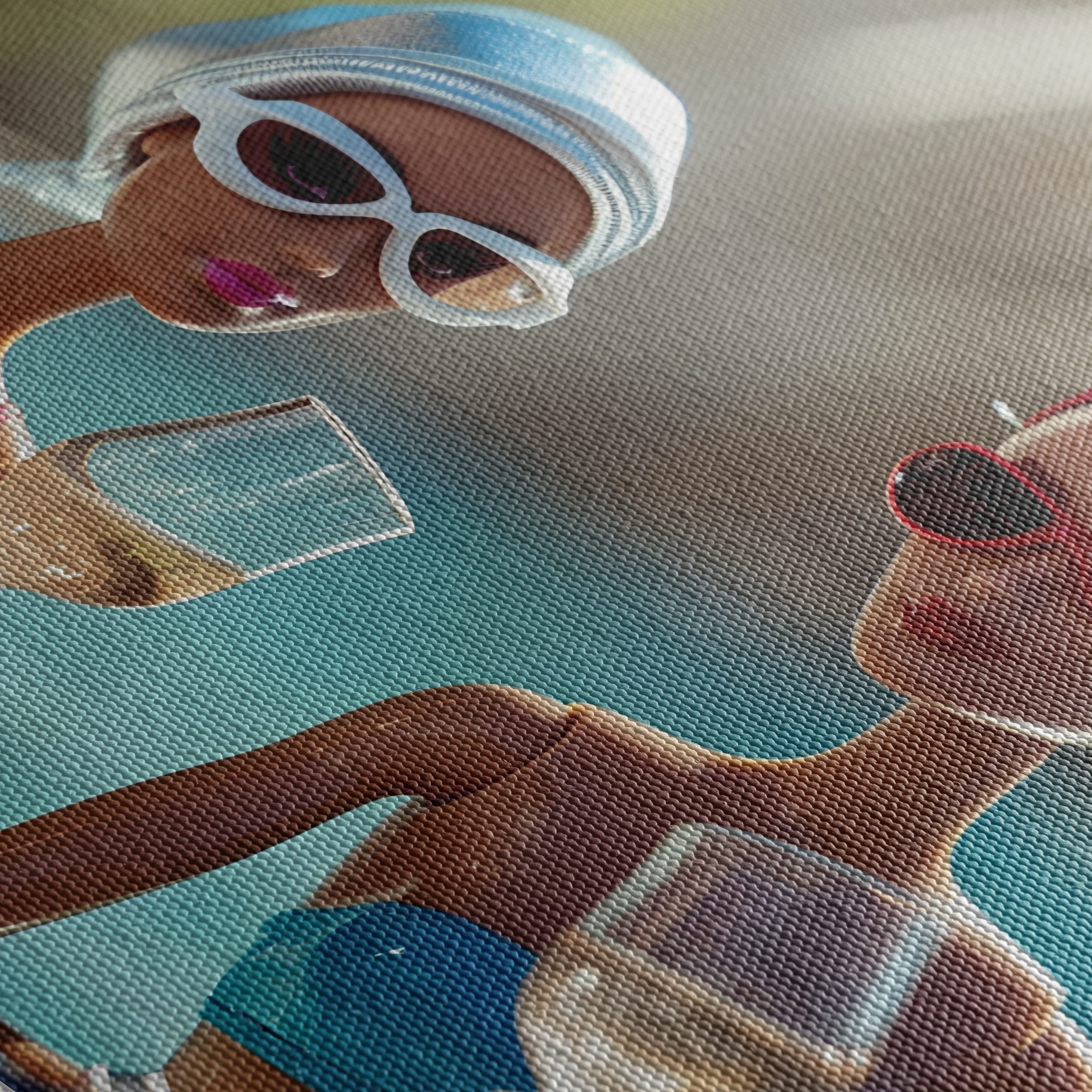 Stylized Dolls Relaxing by the Pool - Image 5
