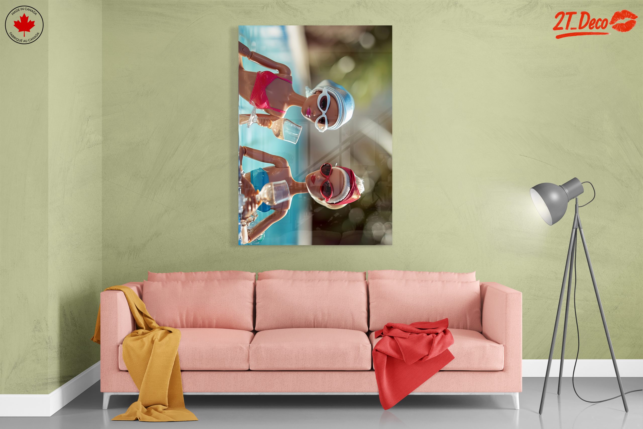 Stylized Dolls Relaxing by the Pool - Image 7