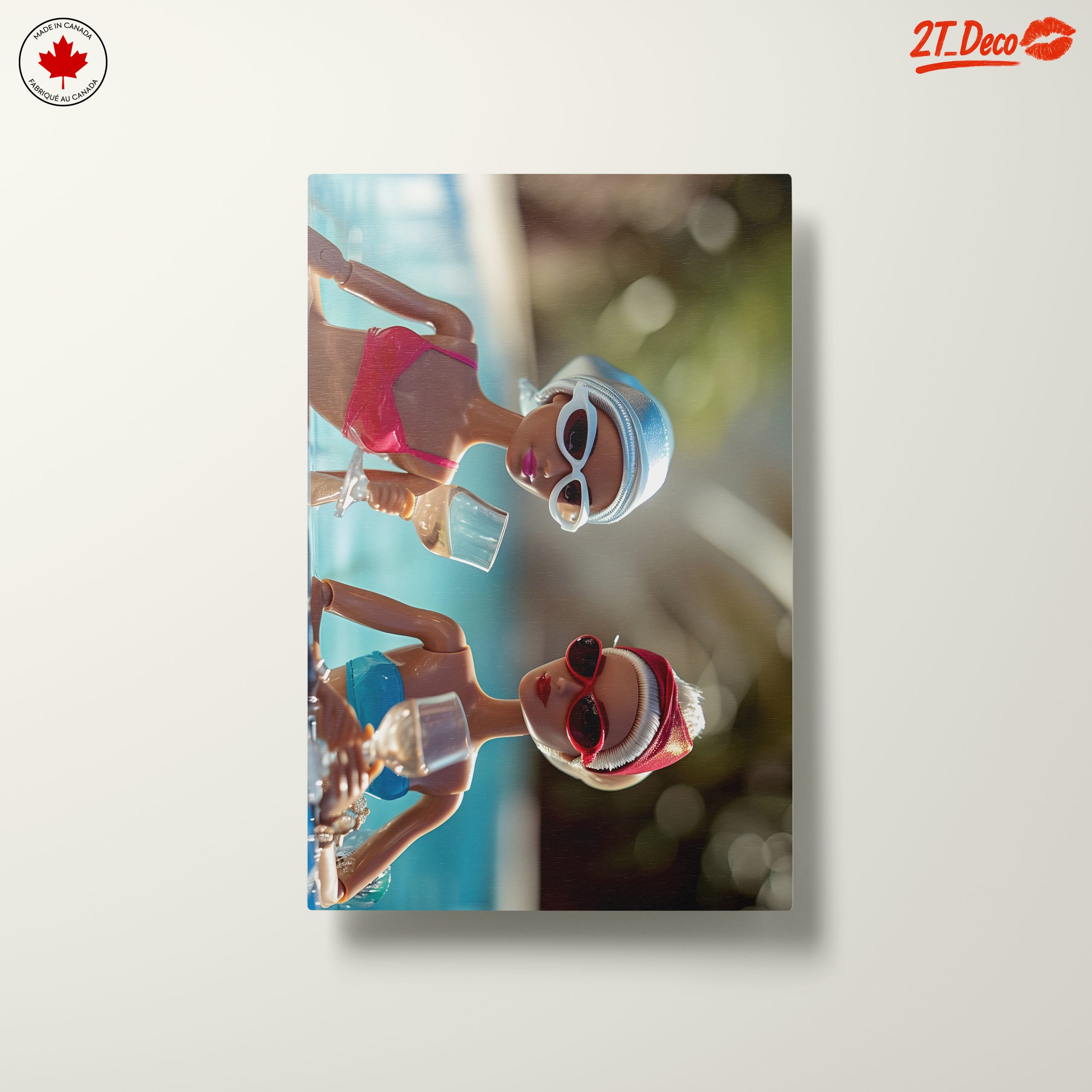Stylized Dolls Relaxing by the Pool - Image 10