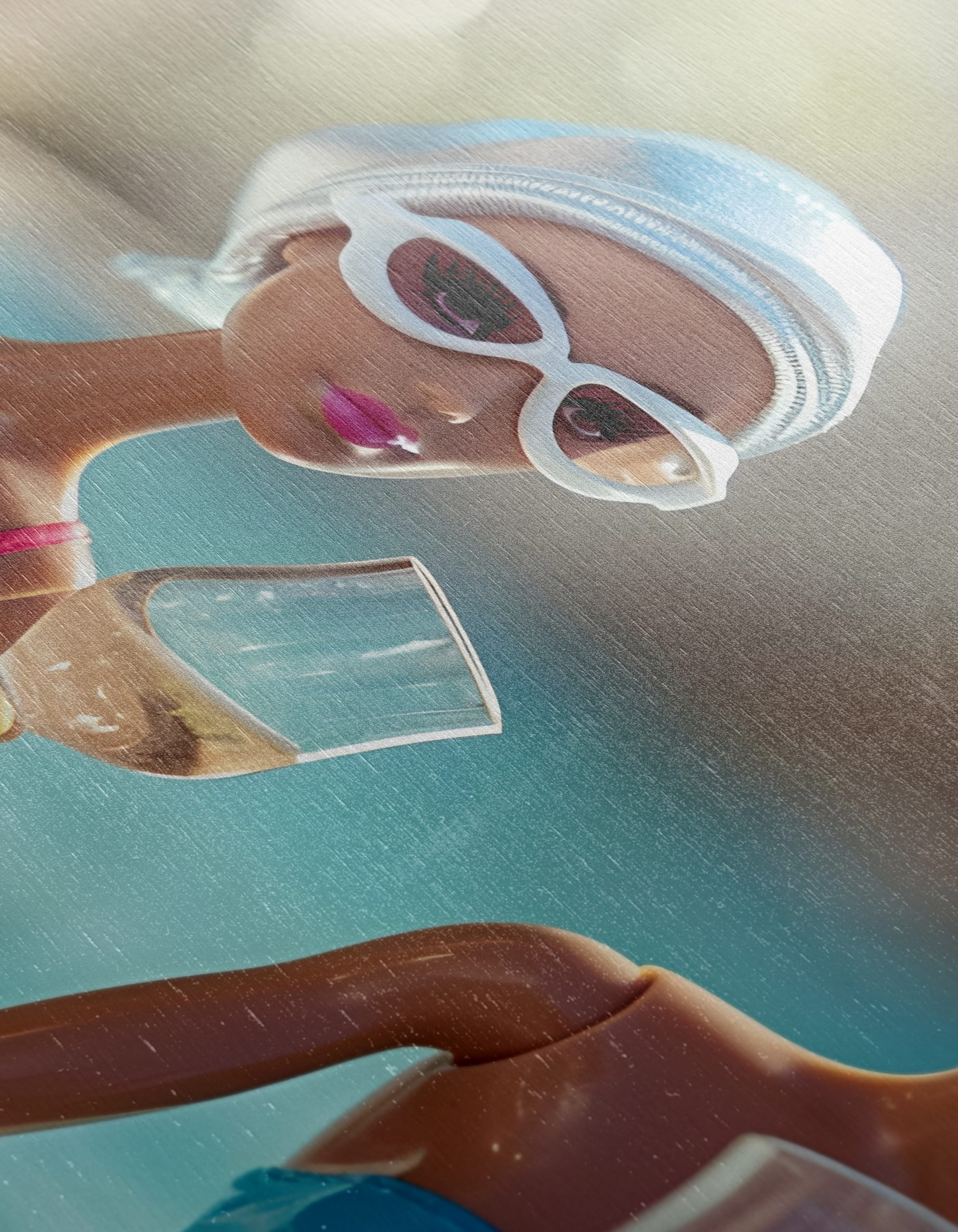 Stylized Dolls Relaxing by the Pool - Image 12