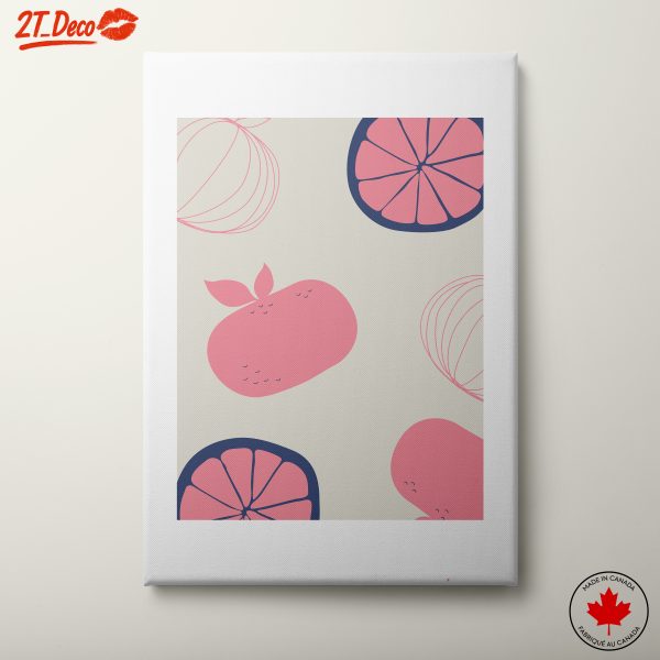 Stylized Fruit Abstract Art