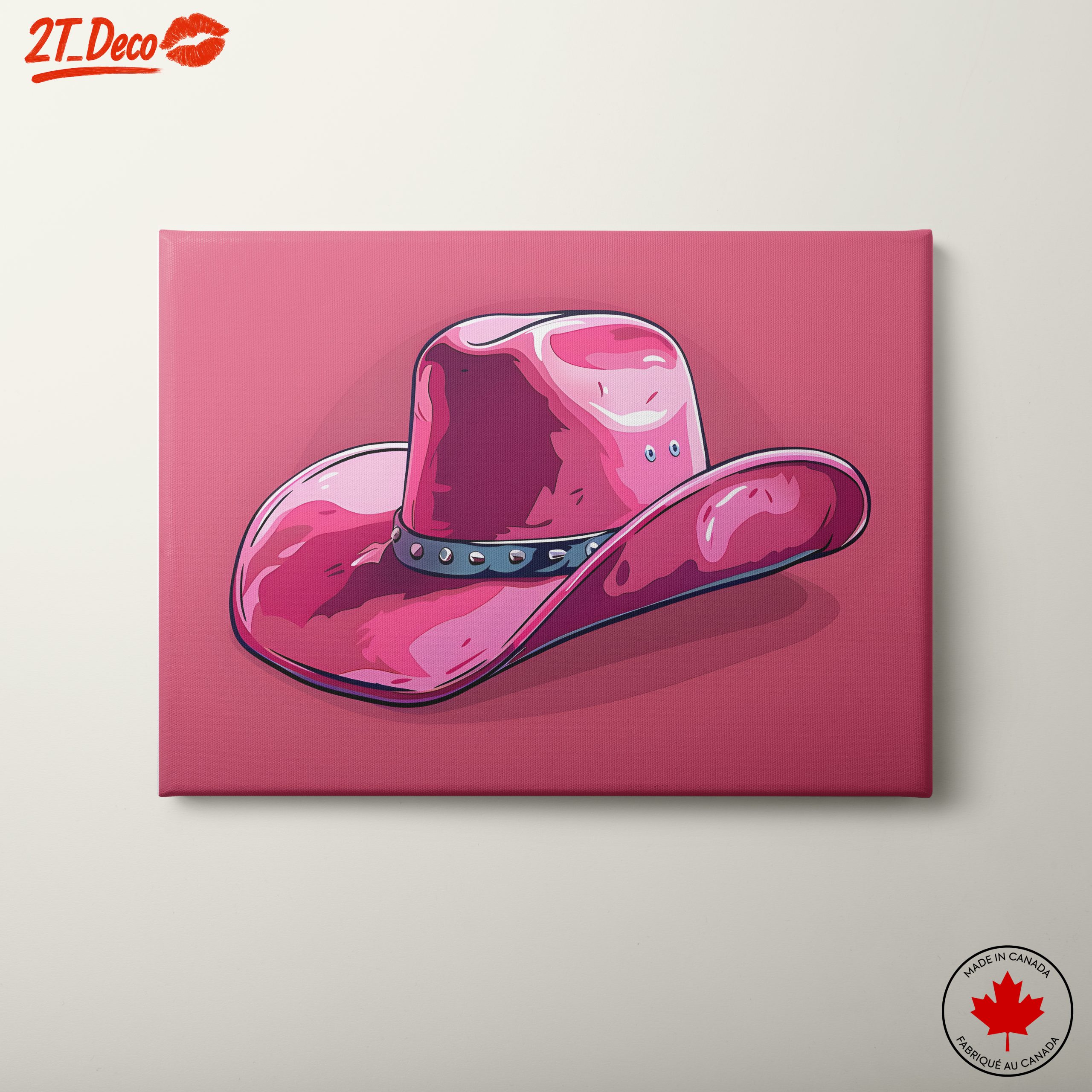Playful Cowboy Hat Artwork