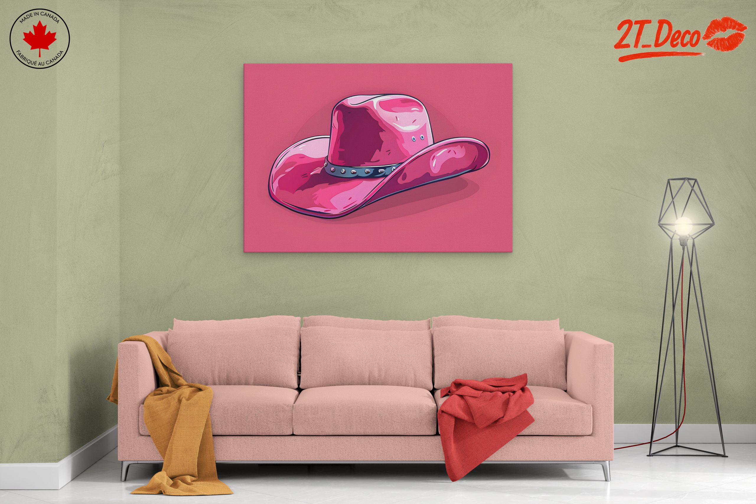 Playful Cowboy Hat Artwork - Image 2