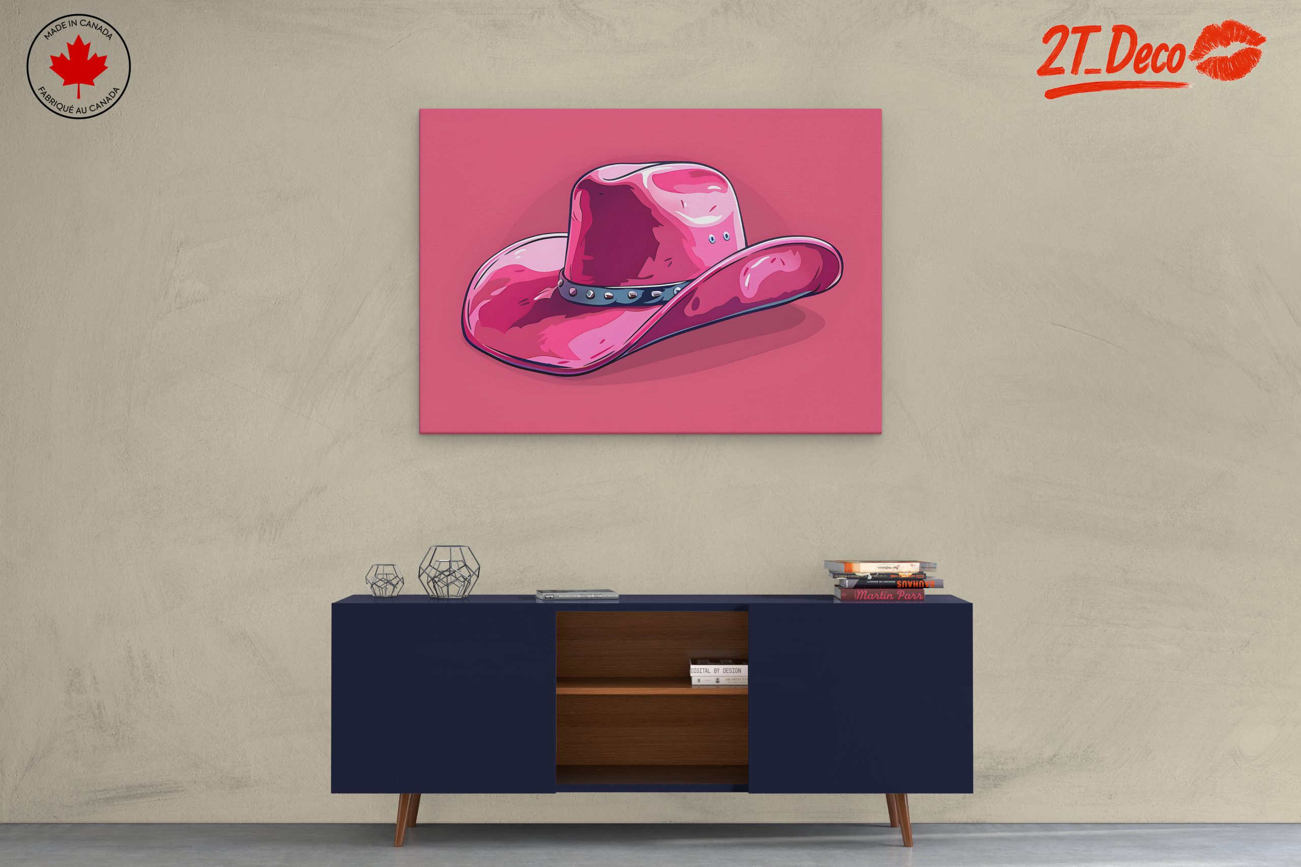 Playful Cowboy Hat Artwork - Image 3