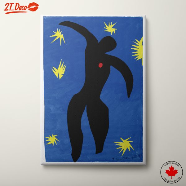 Dynamic Abstract Figure Art with Bold Colors