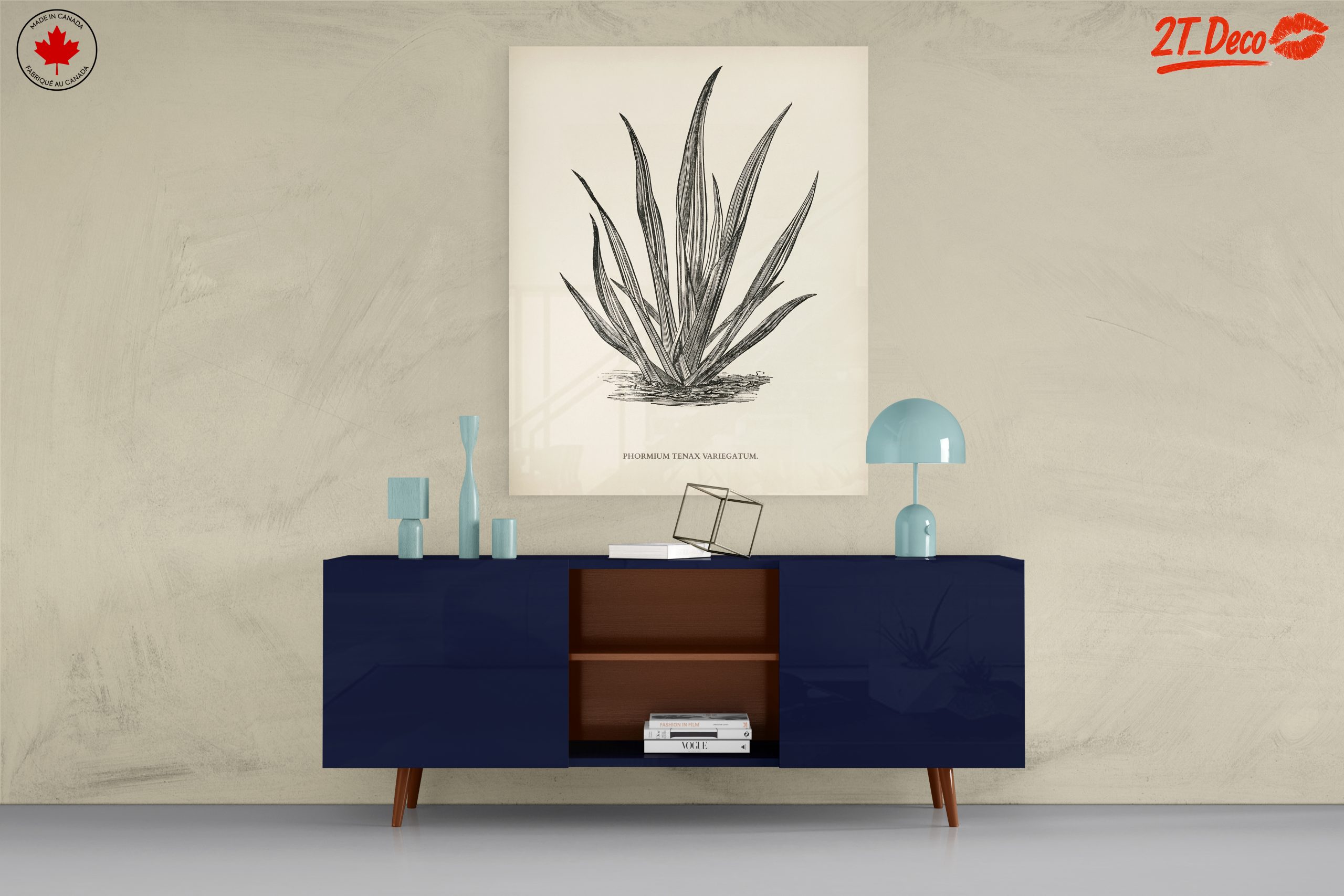 Phormium Tenax Plant Illustration - Image 8
