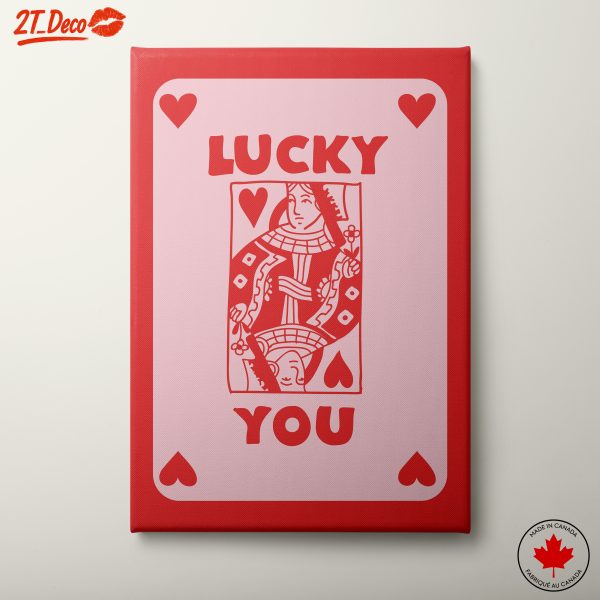 Lucky You Playing Card Design Art 2