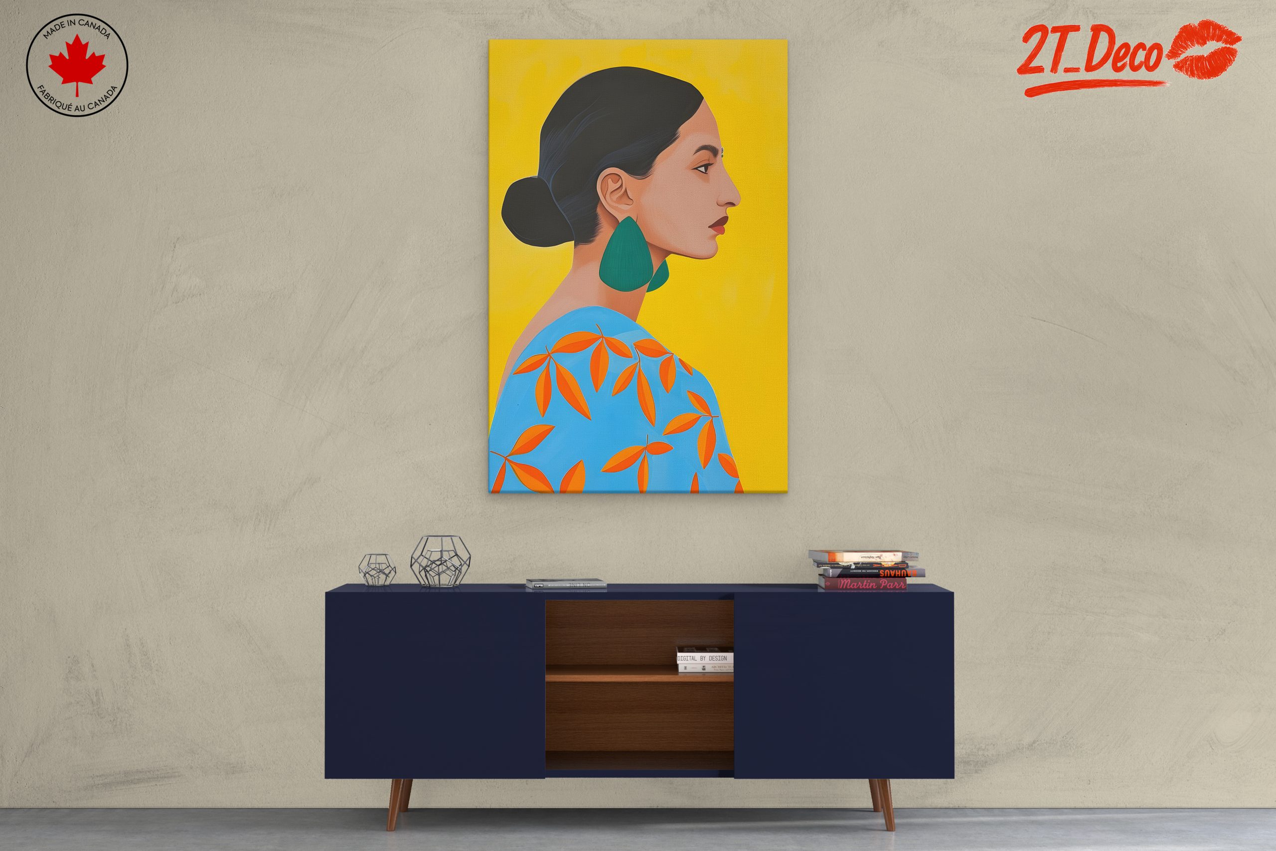 Stylized Contemporary Female Portrait 2 - Image 3