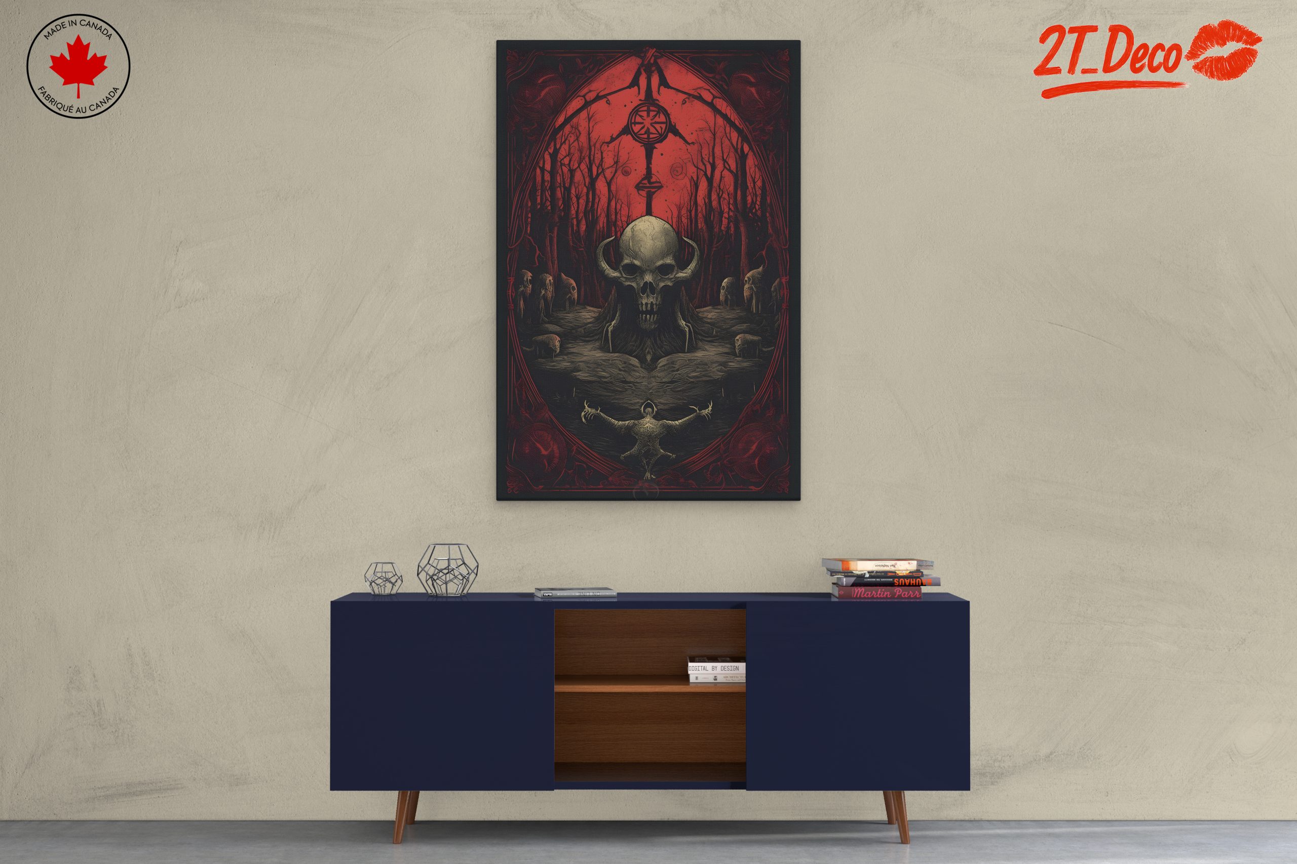 Skull and Dark Fantasy Art with Enigmatic Character - Image 3