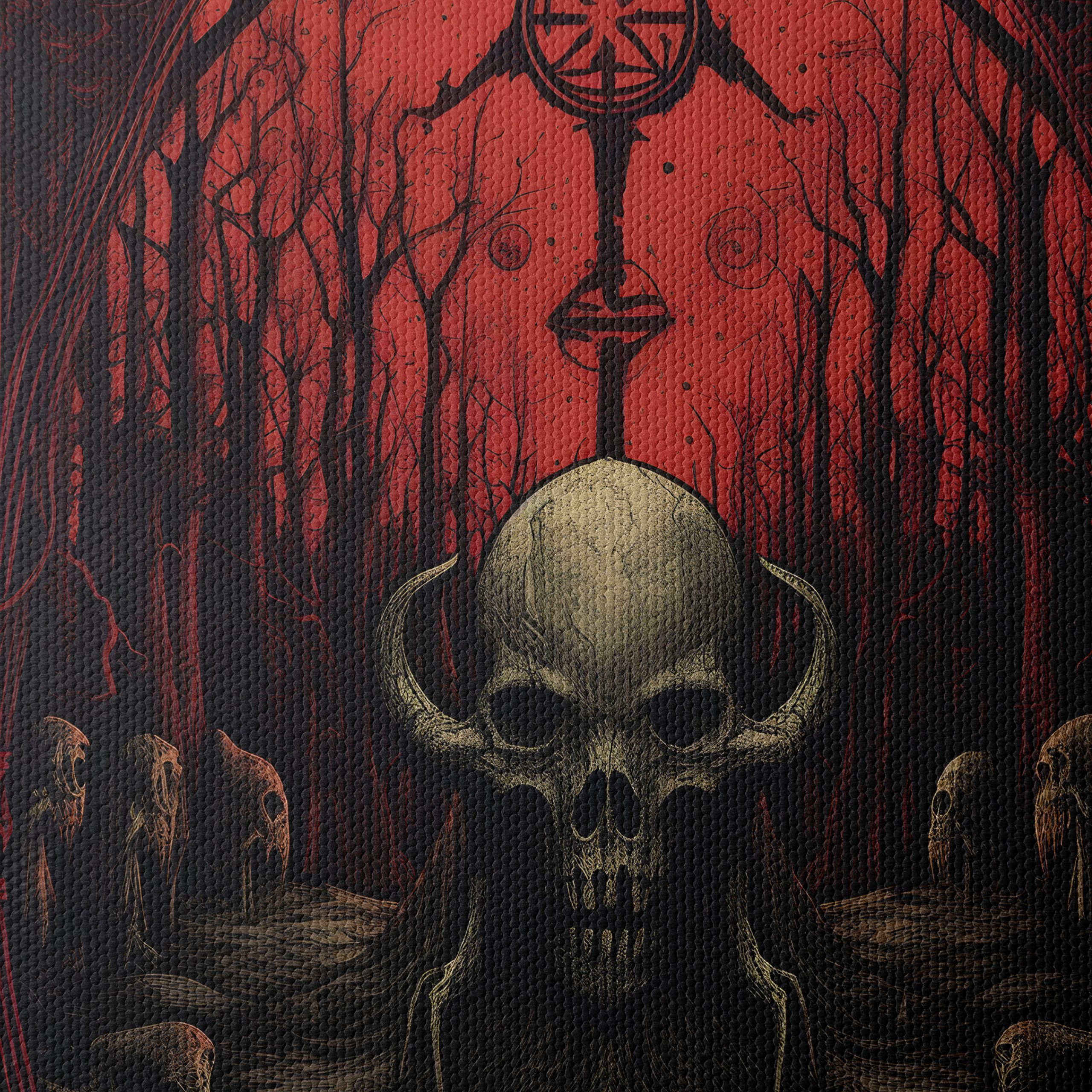 Skull and Dark Fantasy Art with Enigmatic Character - Image 4