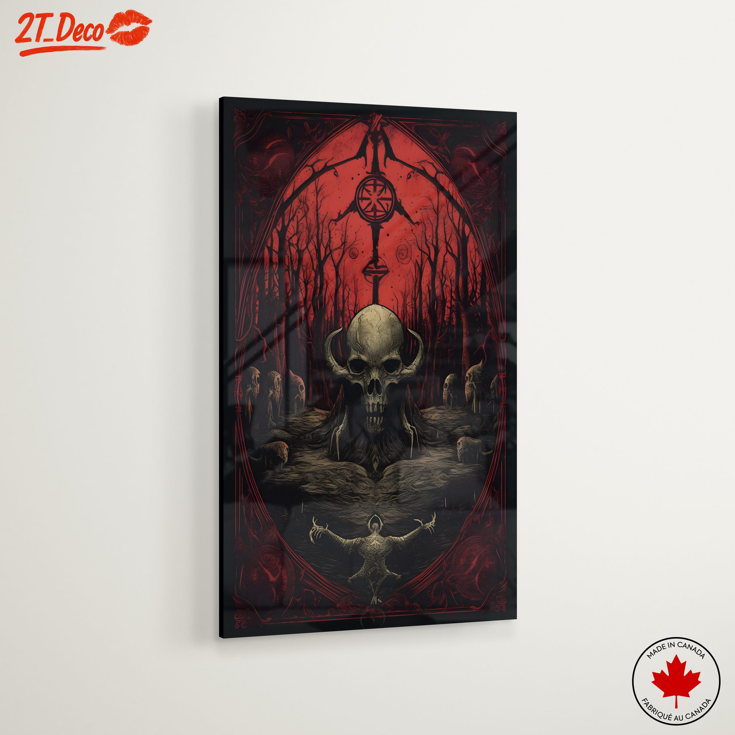 Skull and Dark Fantasy Art with Enigmatic Character - Image 6