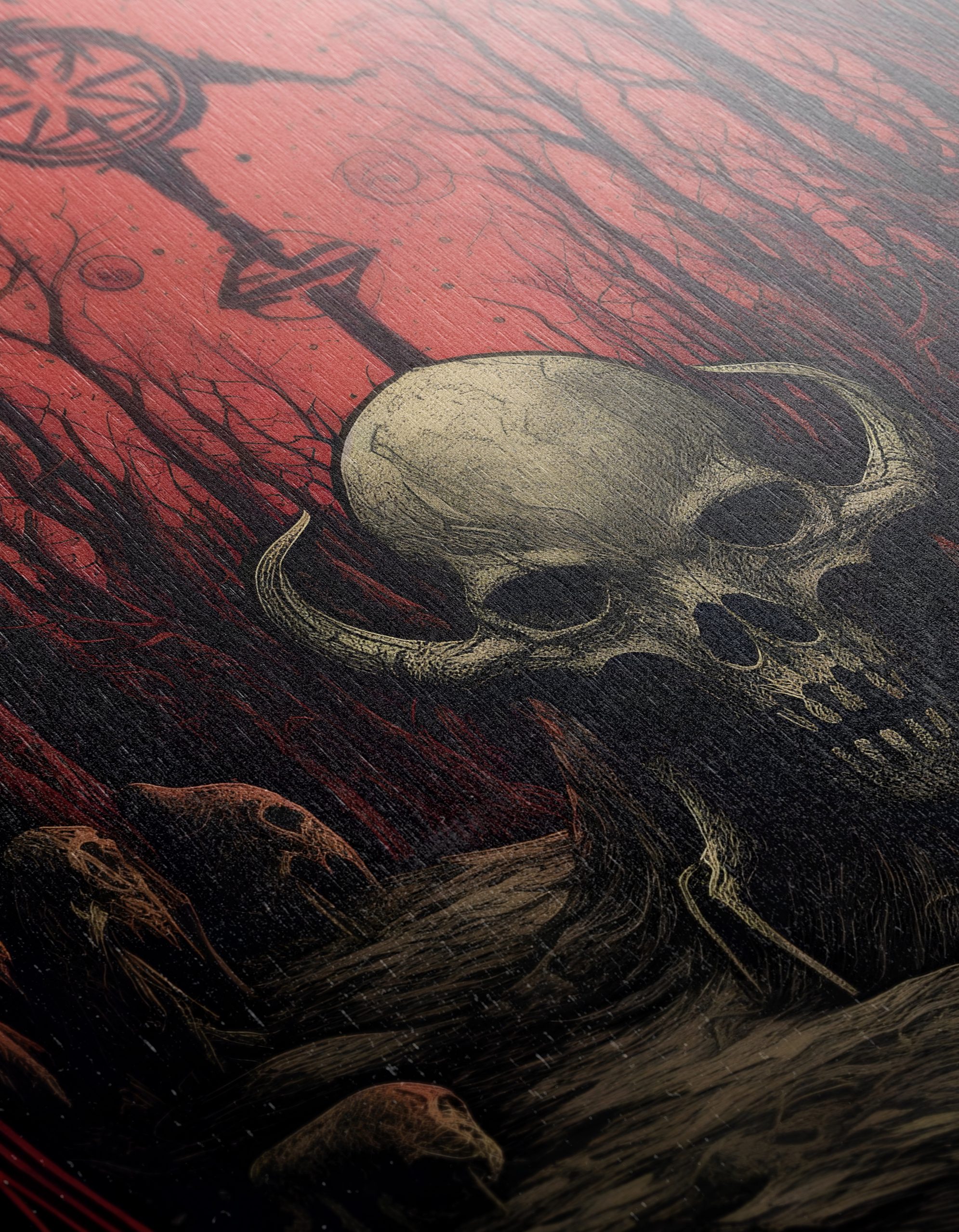 Skull and Dark Fantasy Art with Enigmatic Character - Image 12