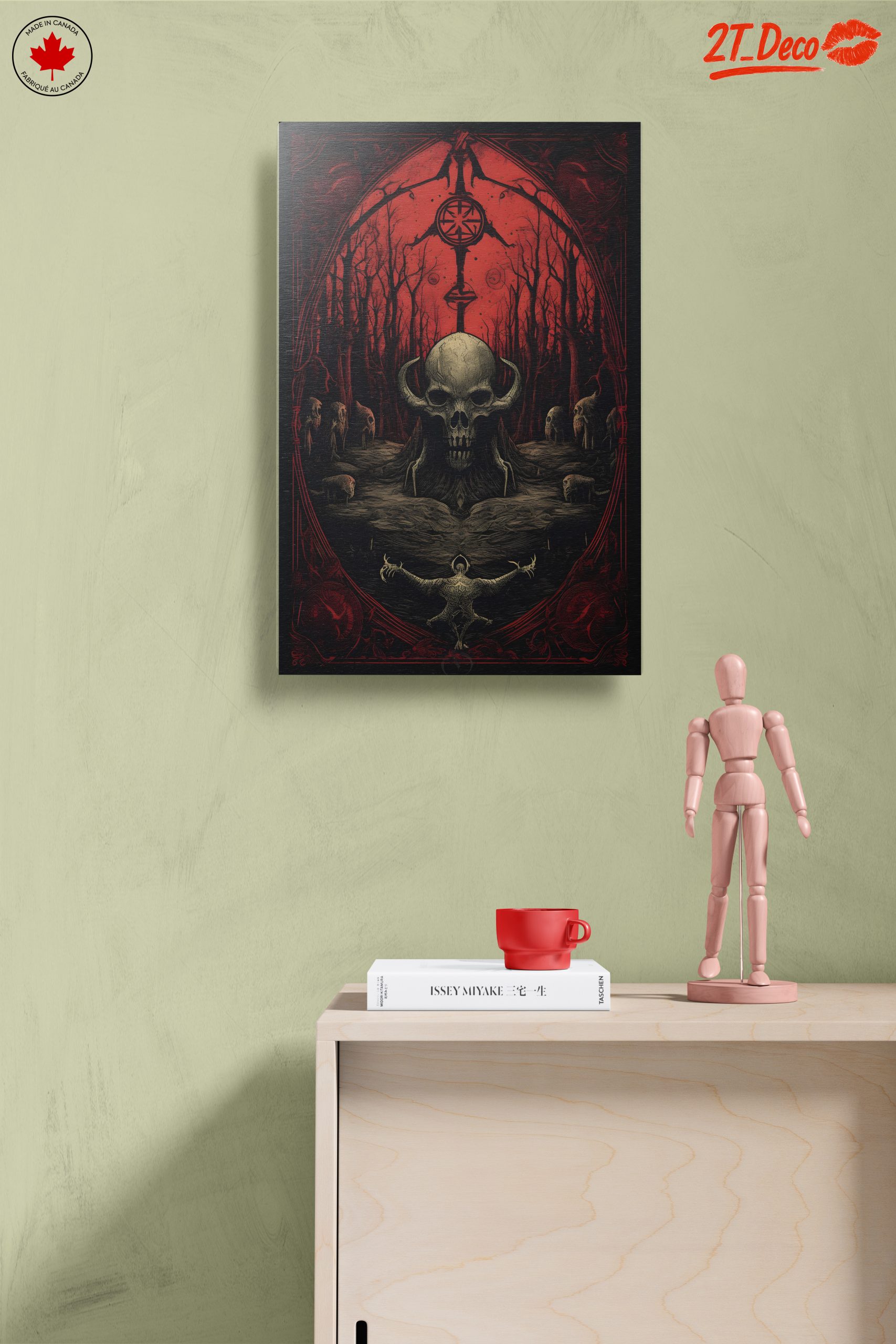 Skull and Dark Fantasy Art with Enigmatic Character - Image 14