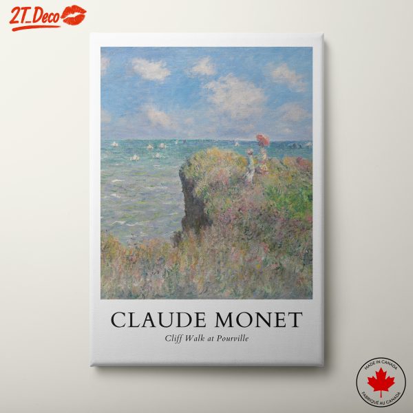 Cliff Walk at Pourville by Claude Monet