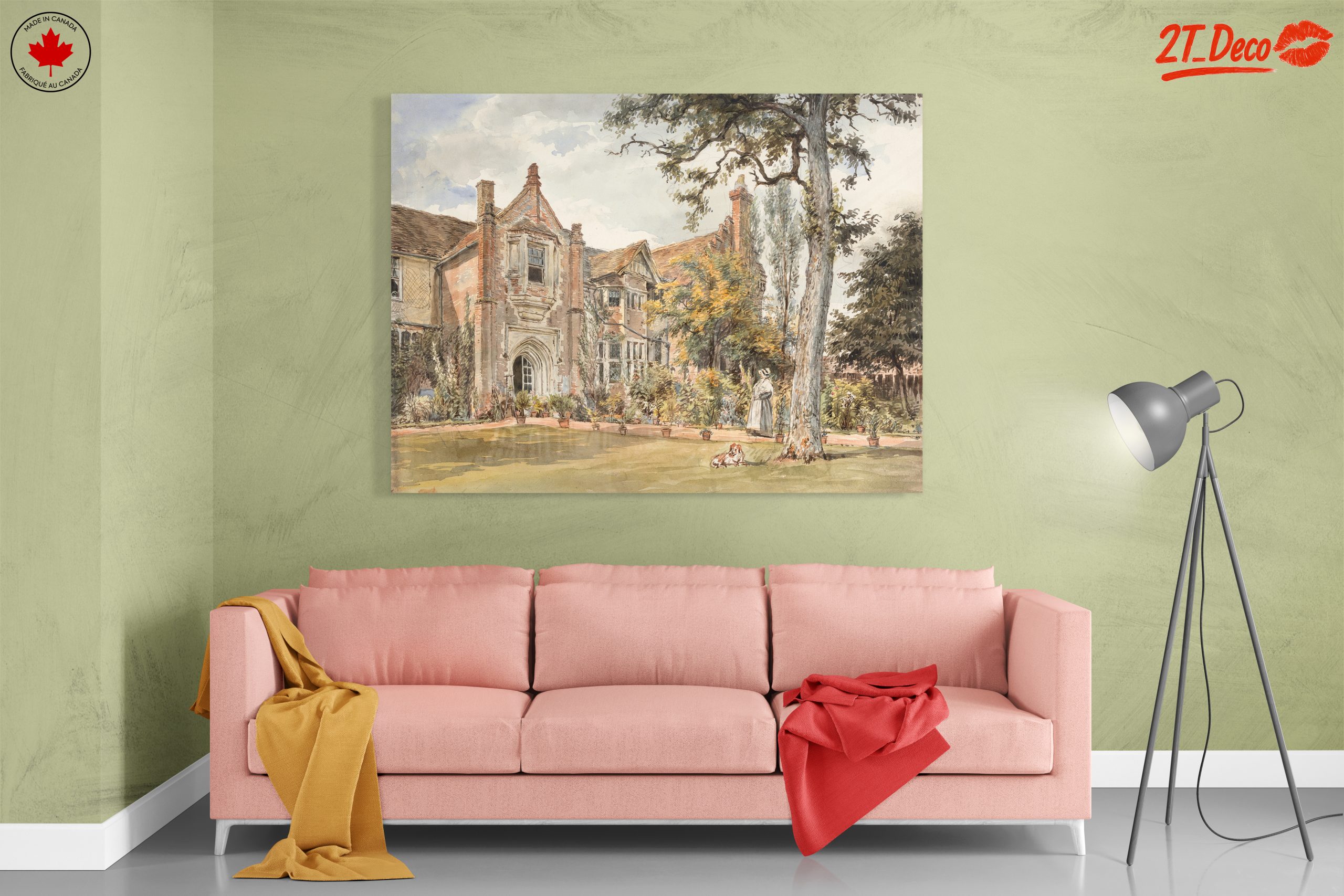 Charming Garden Architecture with Dog - Image 7