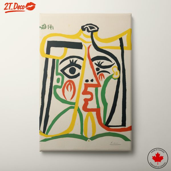 Vibrant Modern Abstract Figure Artwork