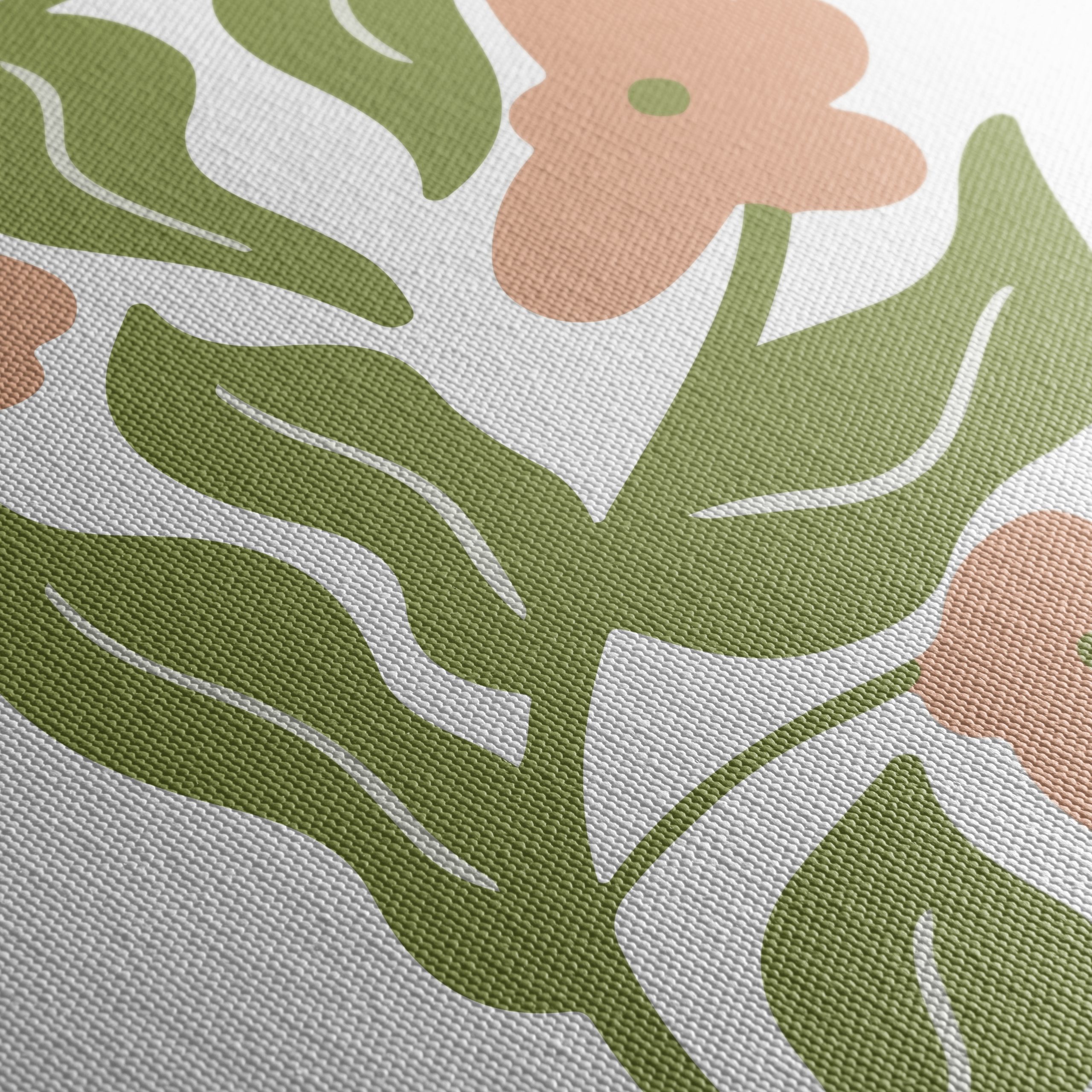 Abstract Floral Composition with Soft Colors - Image 5