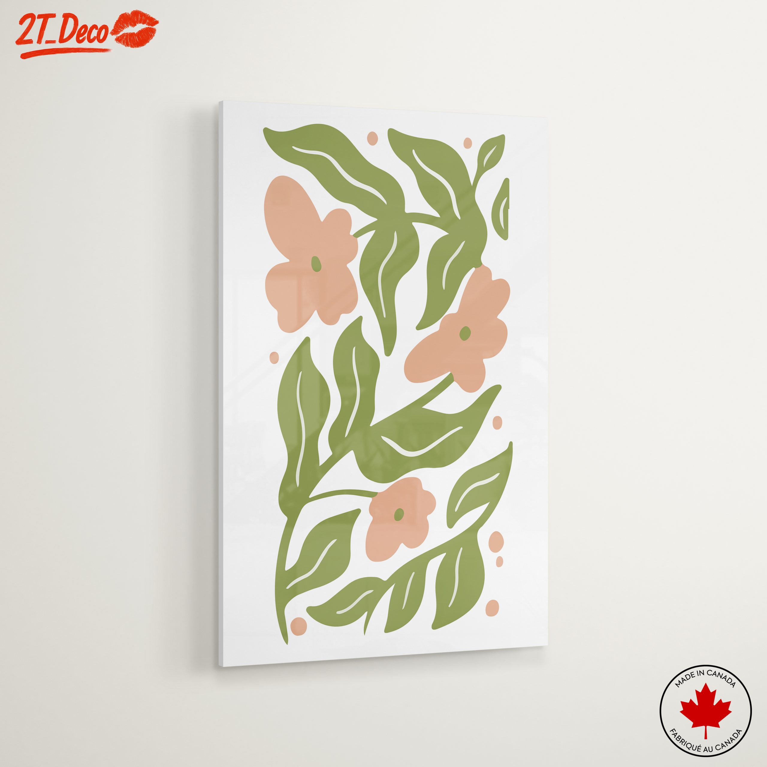 Abstract Floral Composition with Soft Colors - Image 6