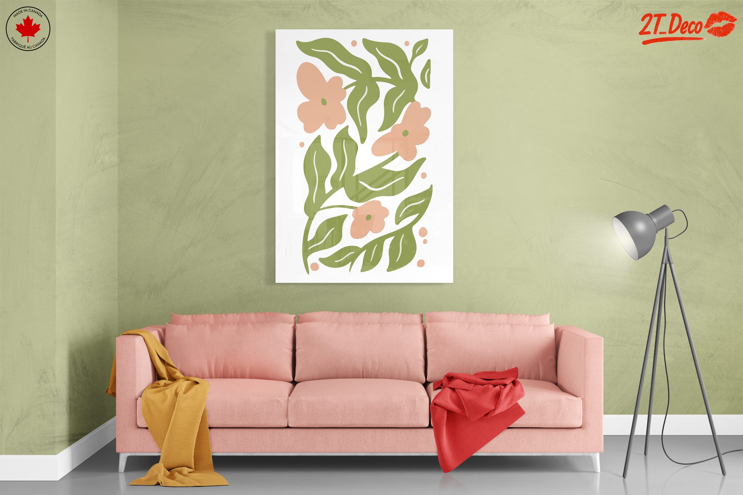 Abstract Floral Composition with Soft Colors - Image 7