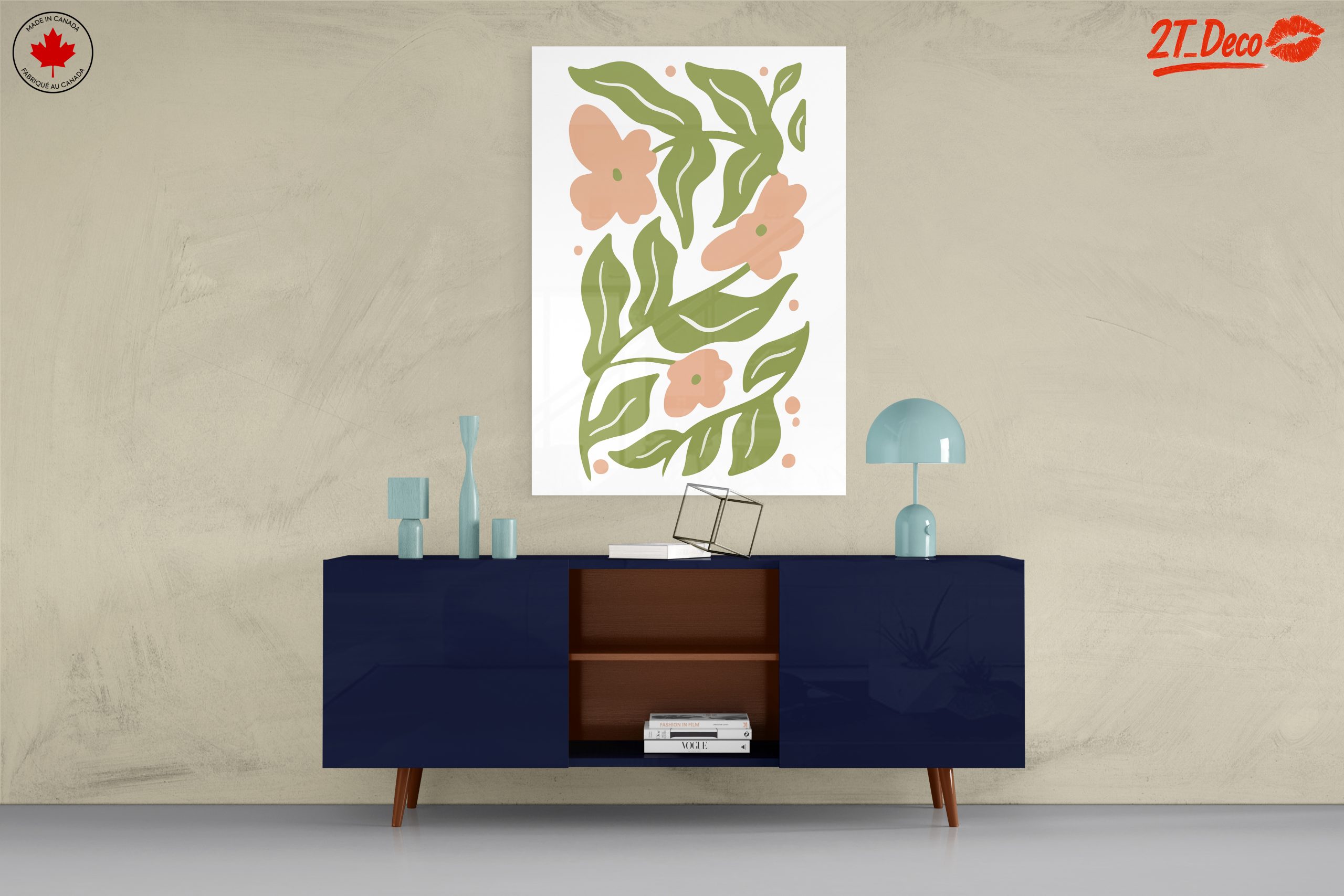 Abstract Floral Composition with Soft Colors - Image 8