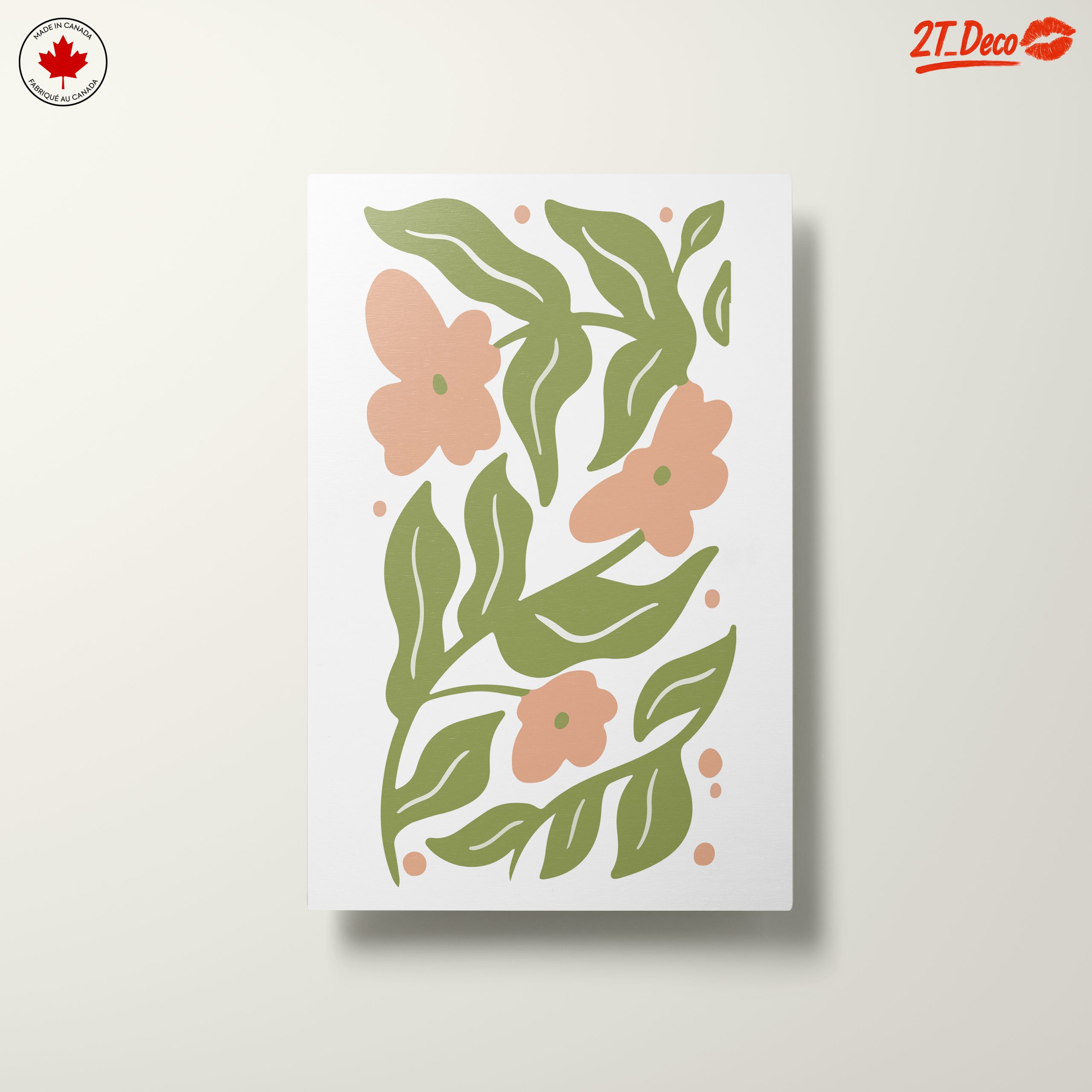 Abstract Floral Composition with Soft Colors - Image 10