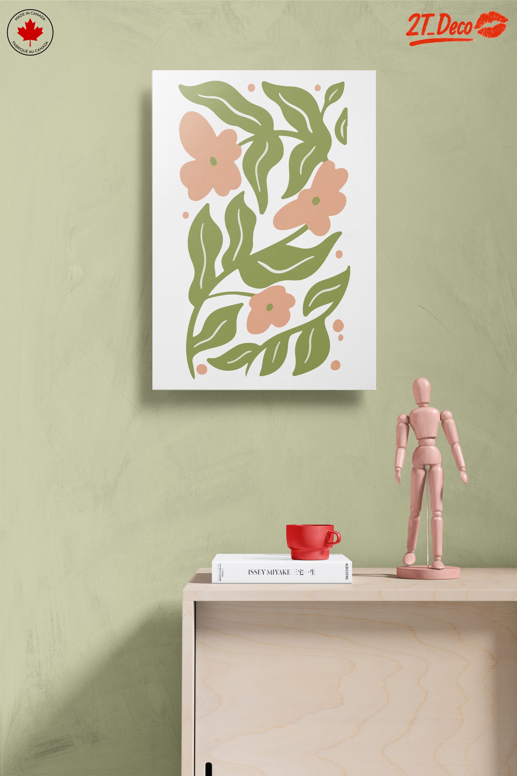 Abstract Floral Composition with Soft Colors - Image 14
