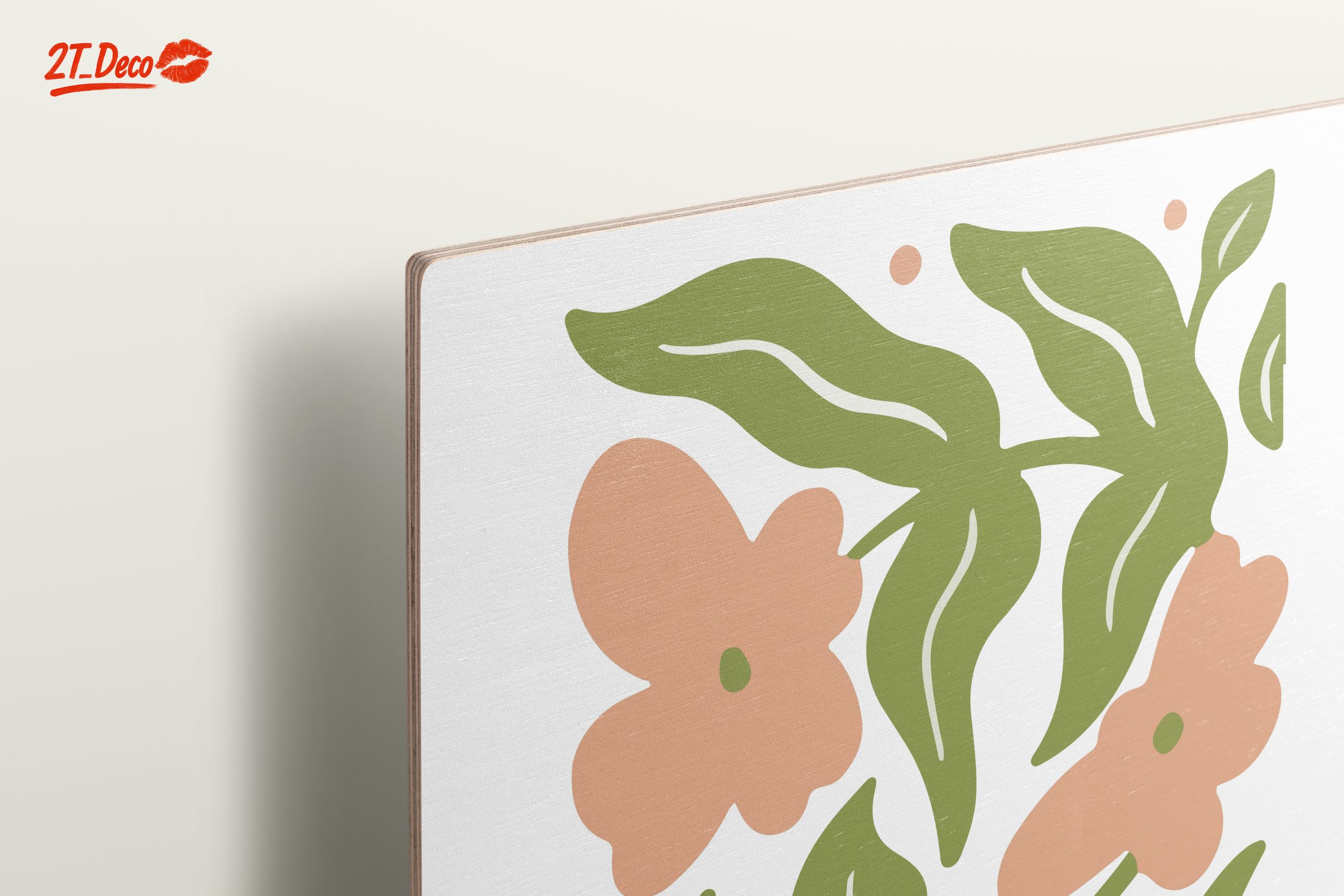 Abstract Floral Composition with Soft Colors - Image 15