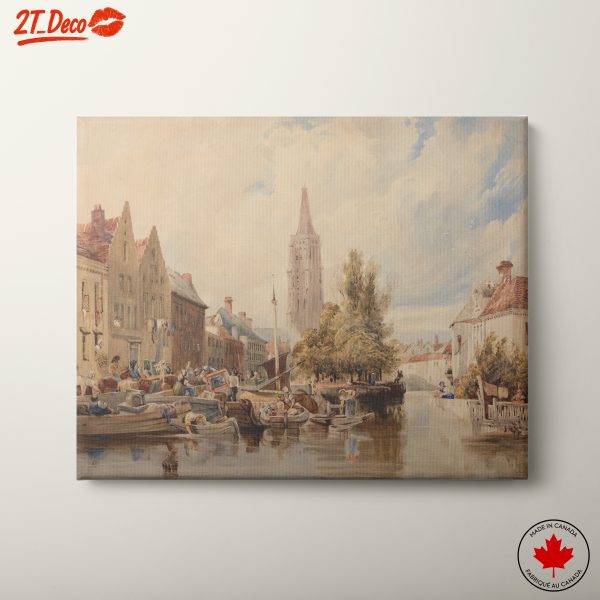 Charming Canal Scene with Historic Architecture
