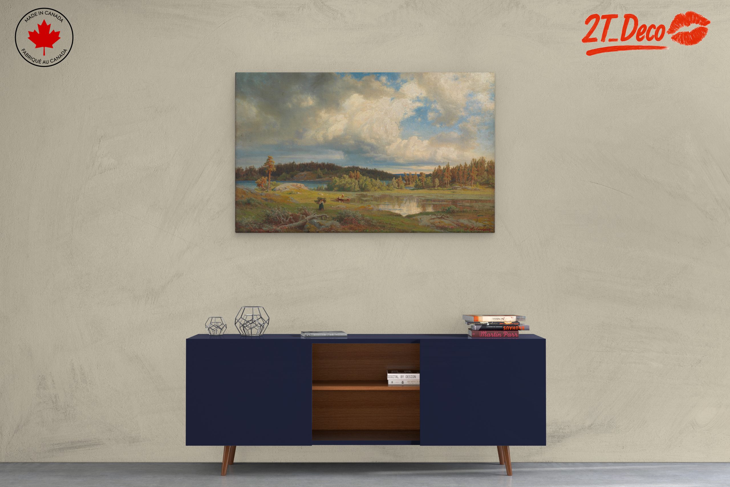 Serene Abstract Landscape with Lush Nature - Image 3