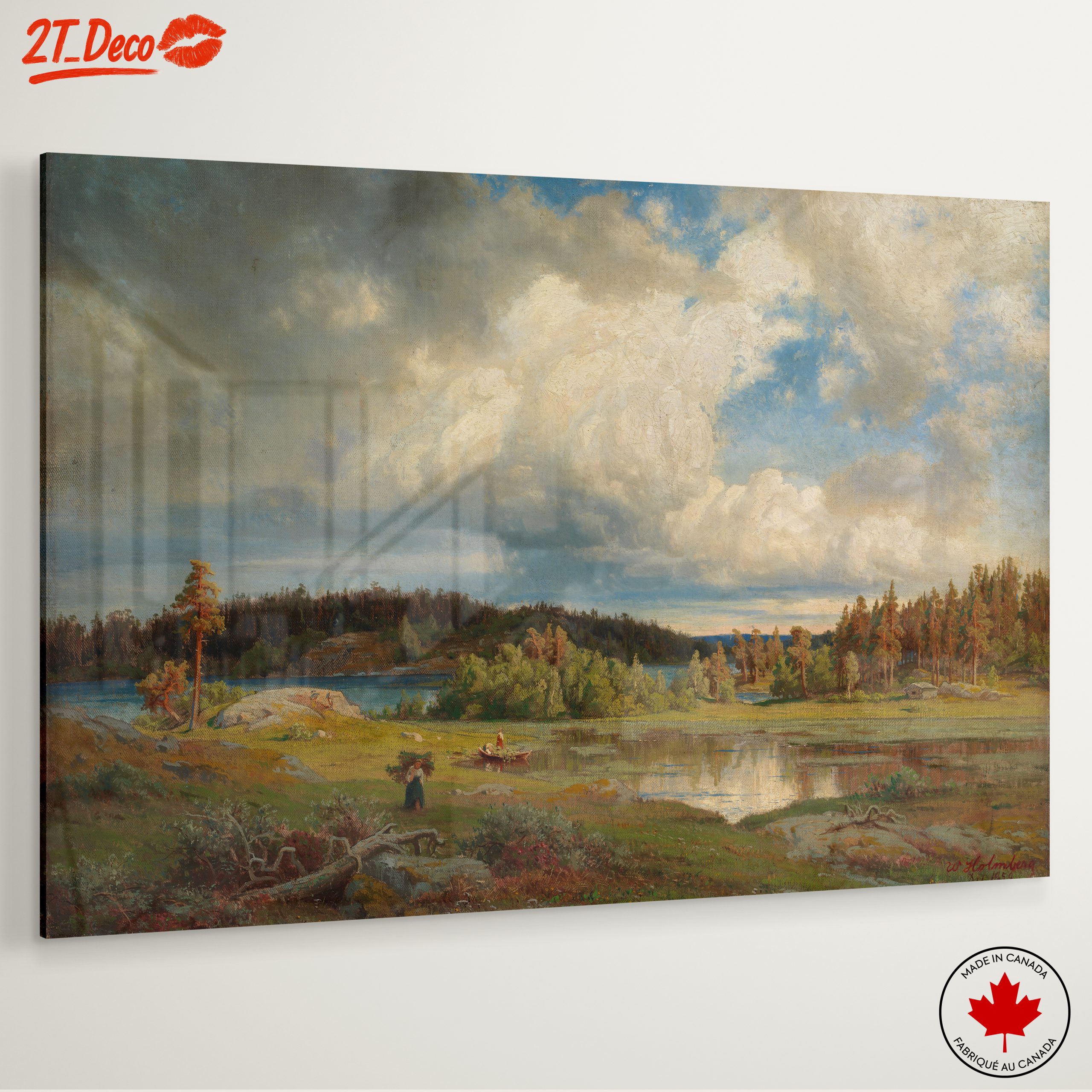 Serene Abstract Landscape with Lush Nature - Image 6