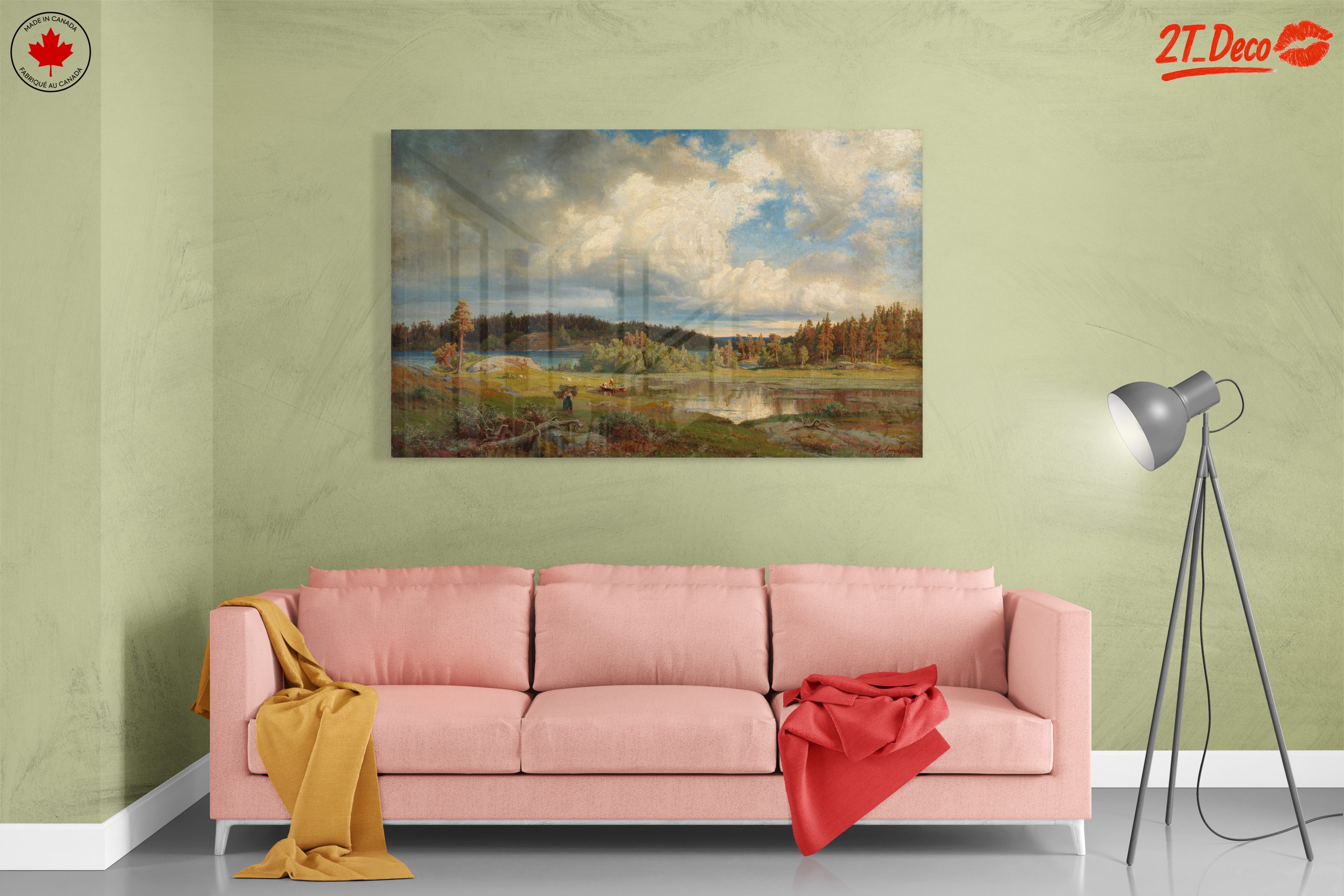 Serene Abstract Landscape with Lush Nature - Image 7