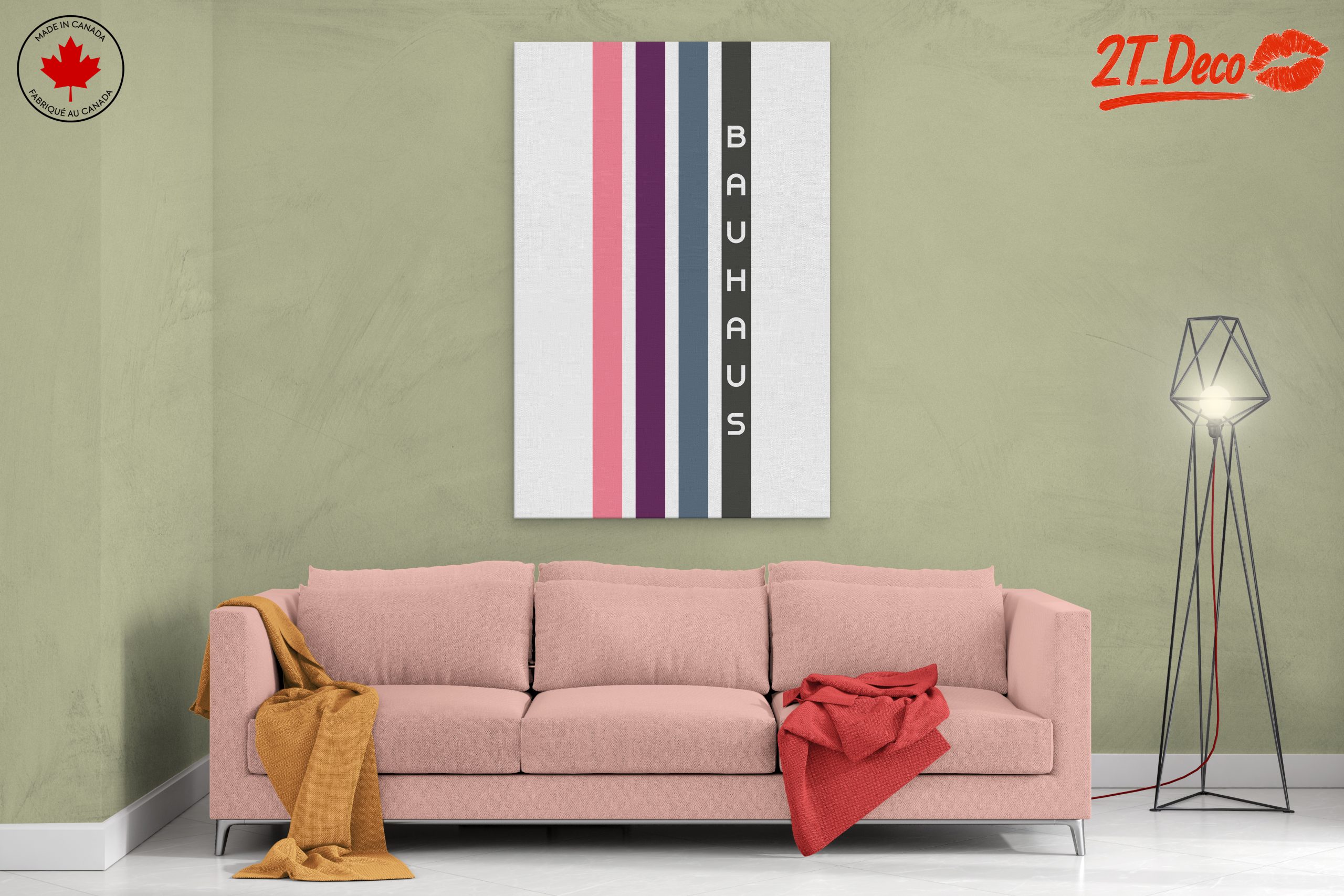 Modern Bauhaus Geometric Wall Art - Image 2