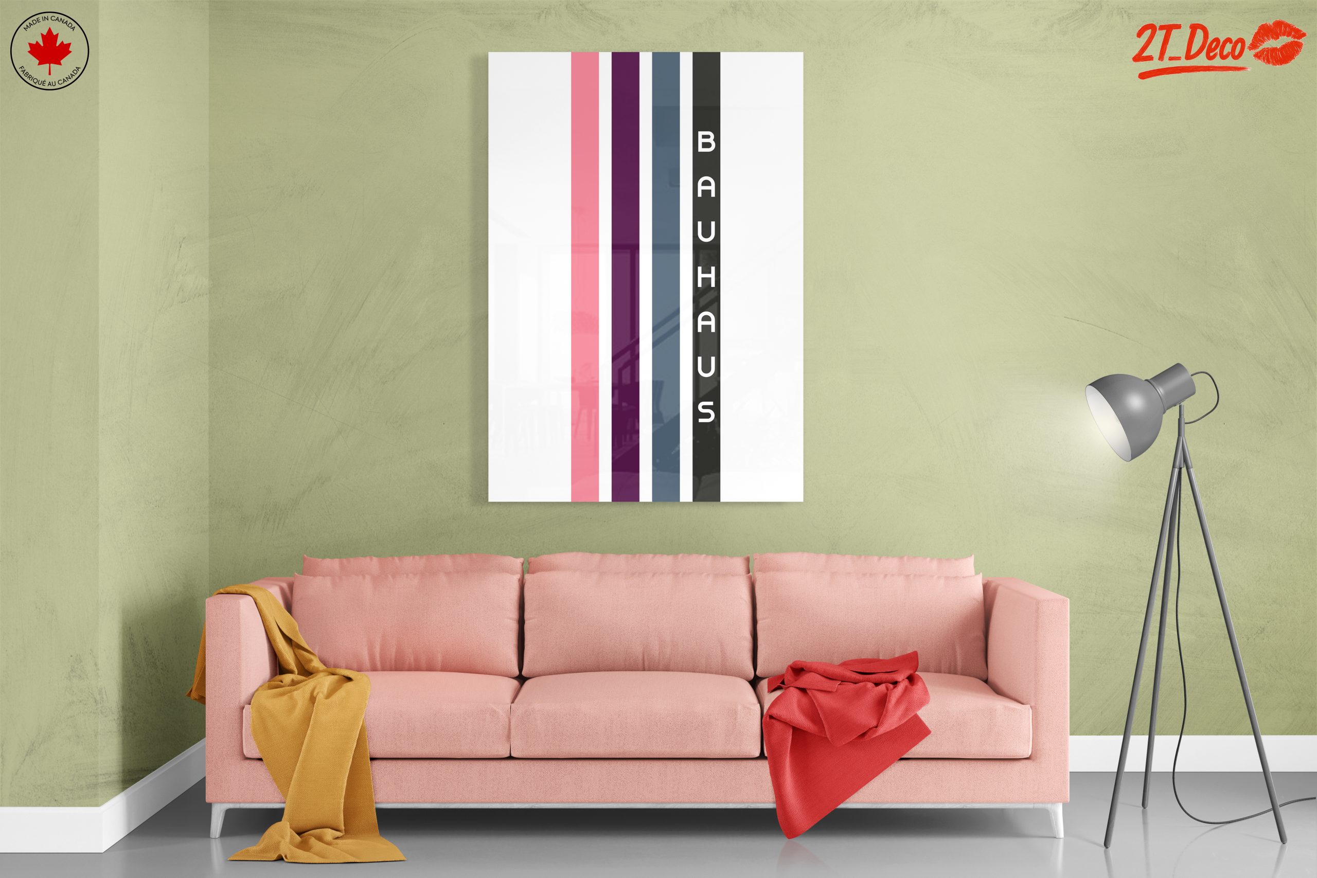 Modern Bauhaus Geometric Wall Art - Image 7