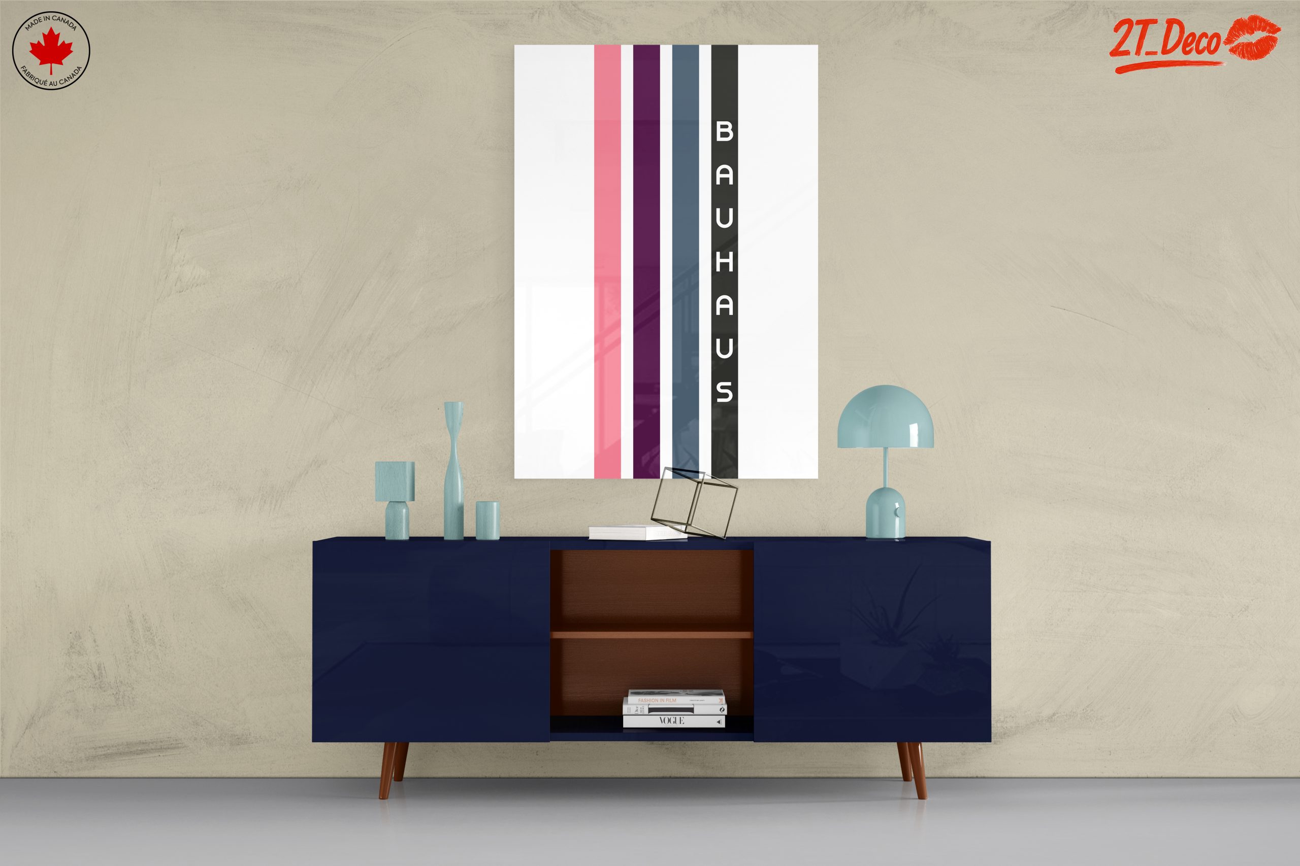 Modern Bauhaus Geometric Wall Art - Image 8
