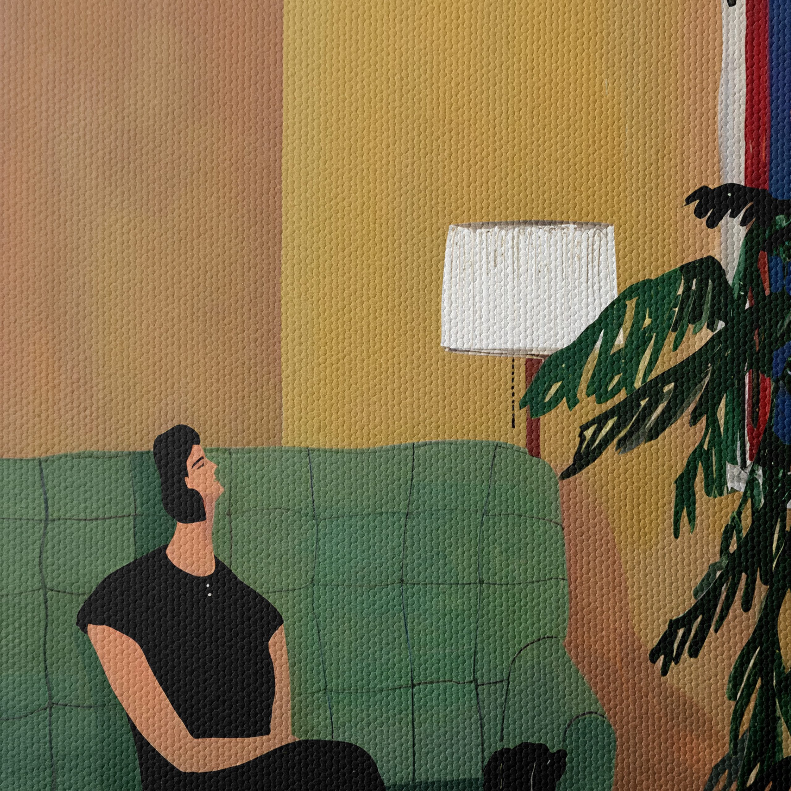 Contemporary Portrait of a Woman and Dog - Image 4