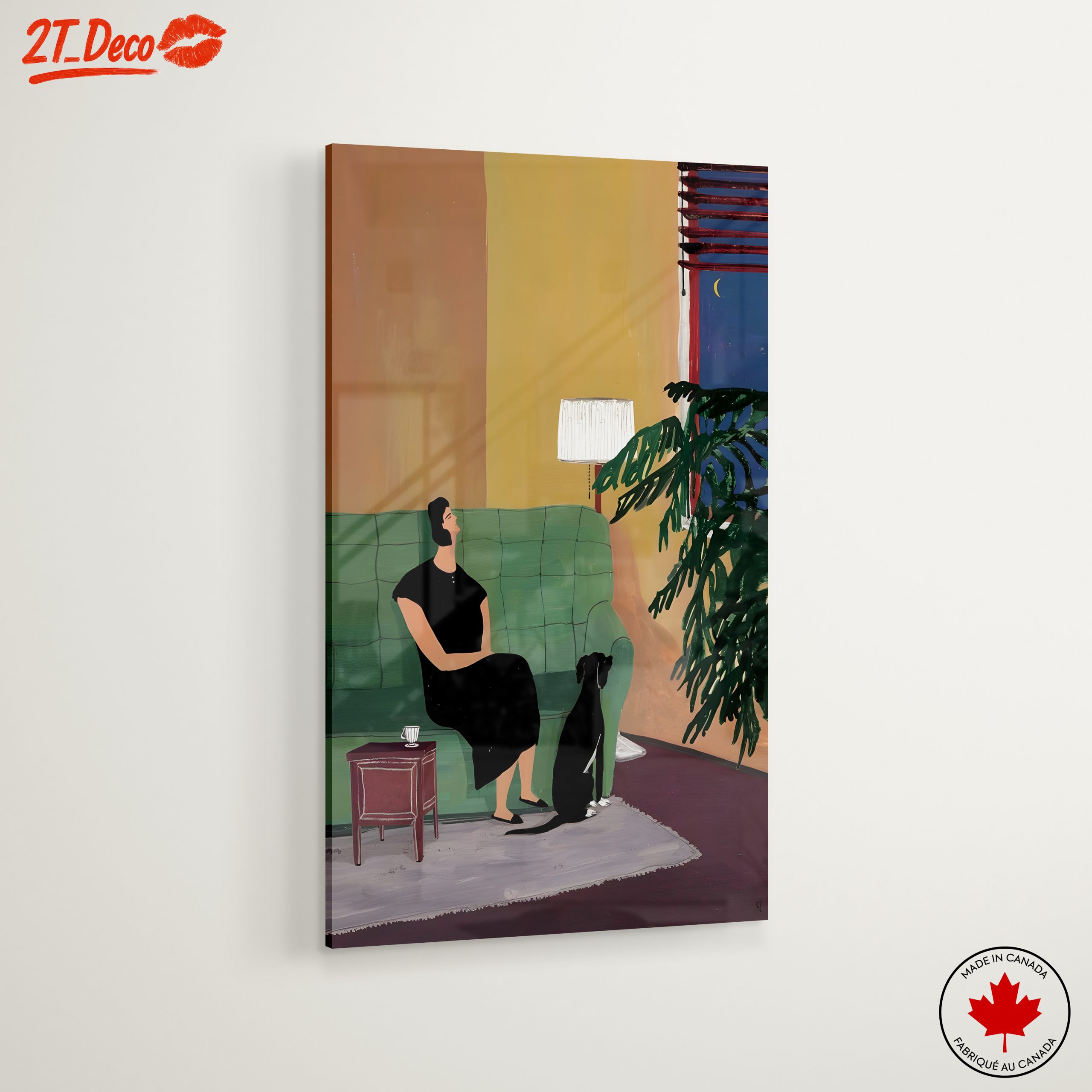 Contemporary Portrait of a Woman and Dog - Image 6