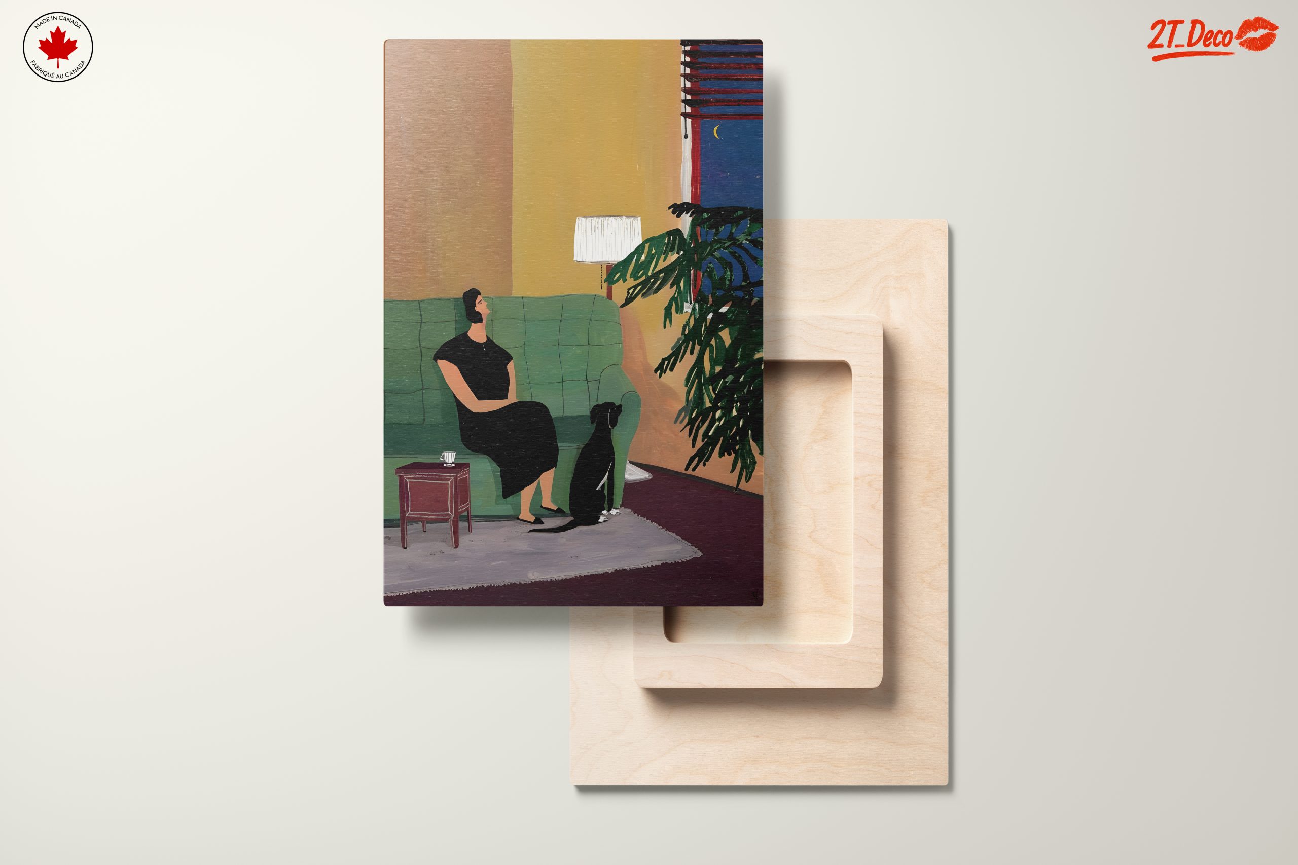 Contemporary Portrait of a Woman and Dog - Image 11