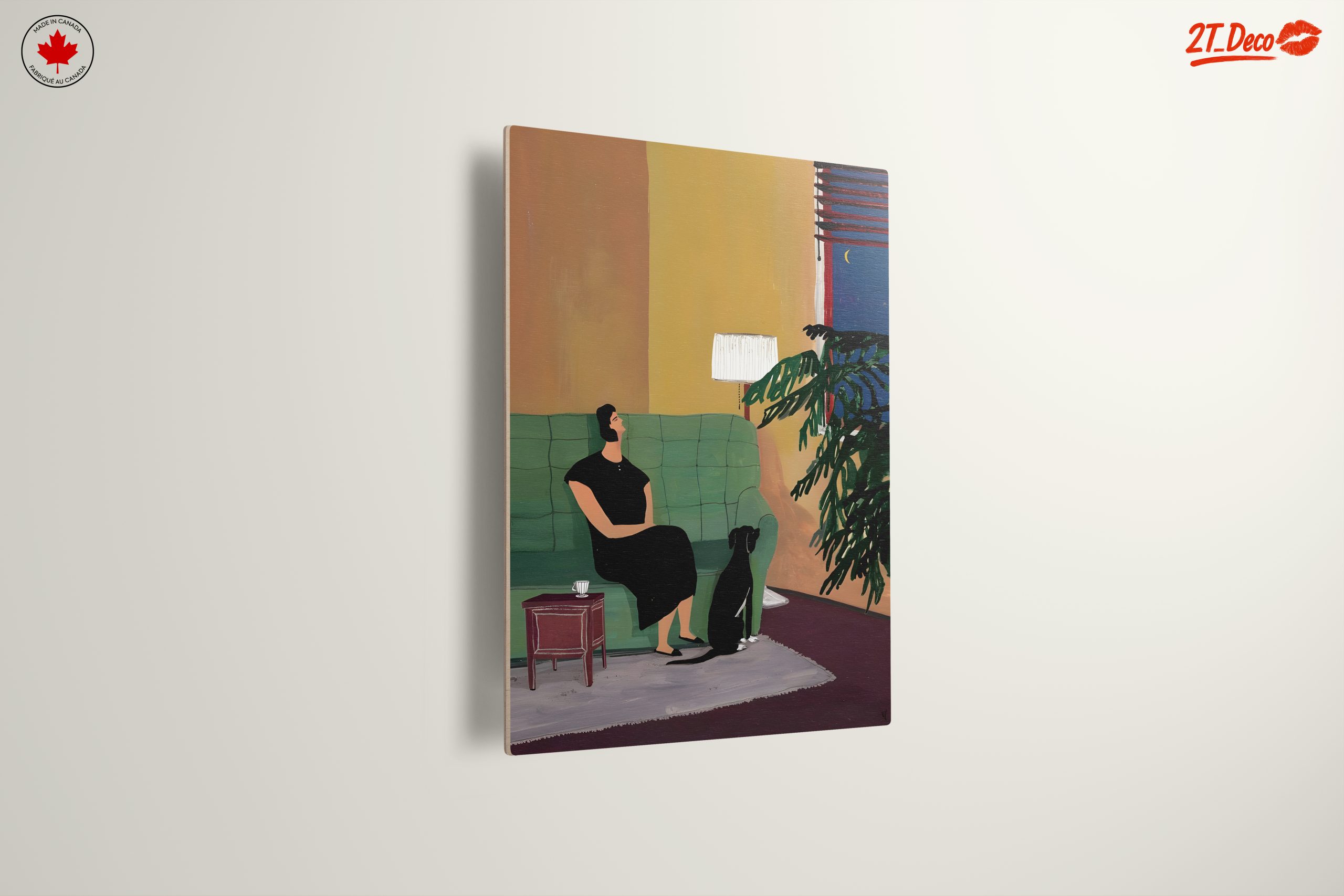 Contemporary Portrait of a Woman and Dog - Image 13