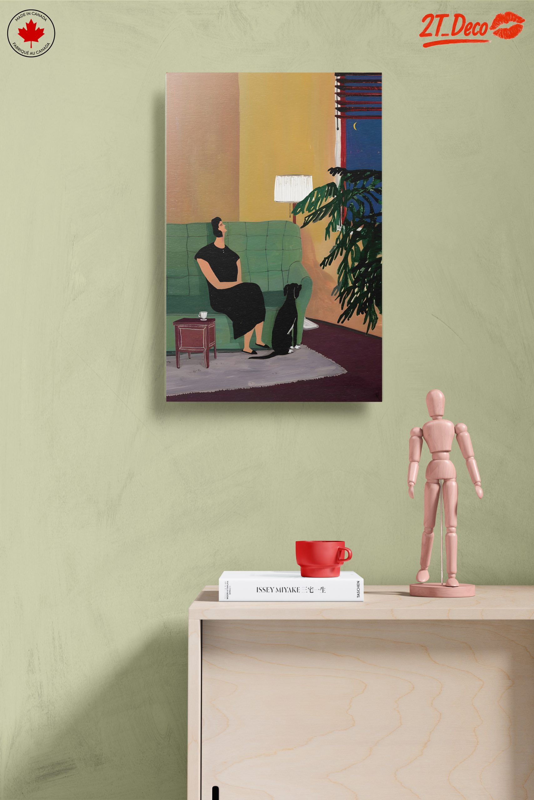 Contemporary Portrait of a Woman and Dog - Image 14