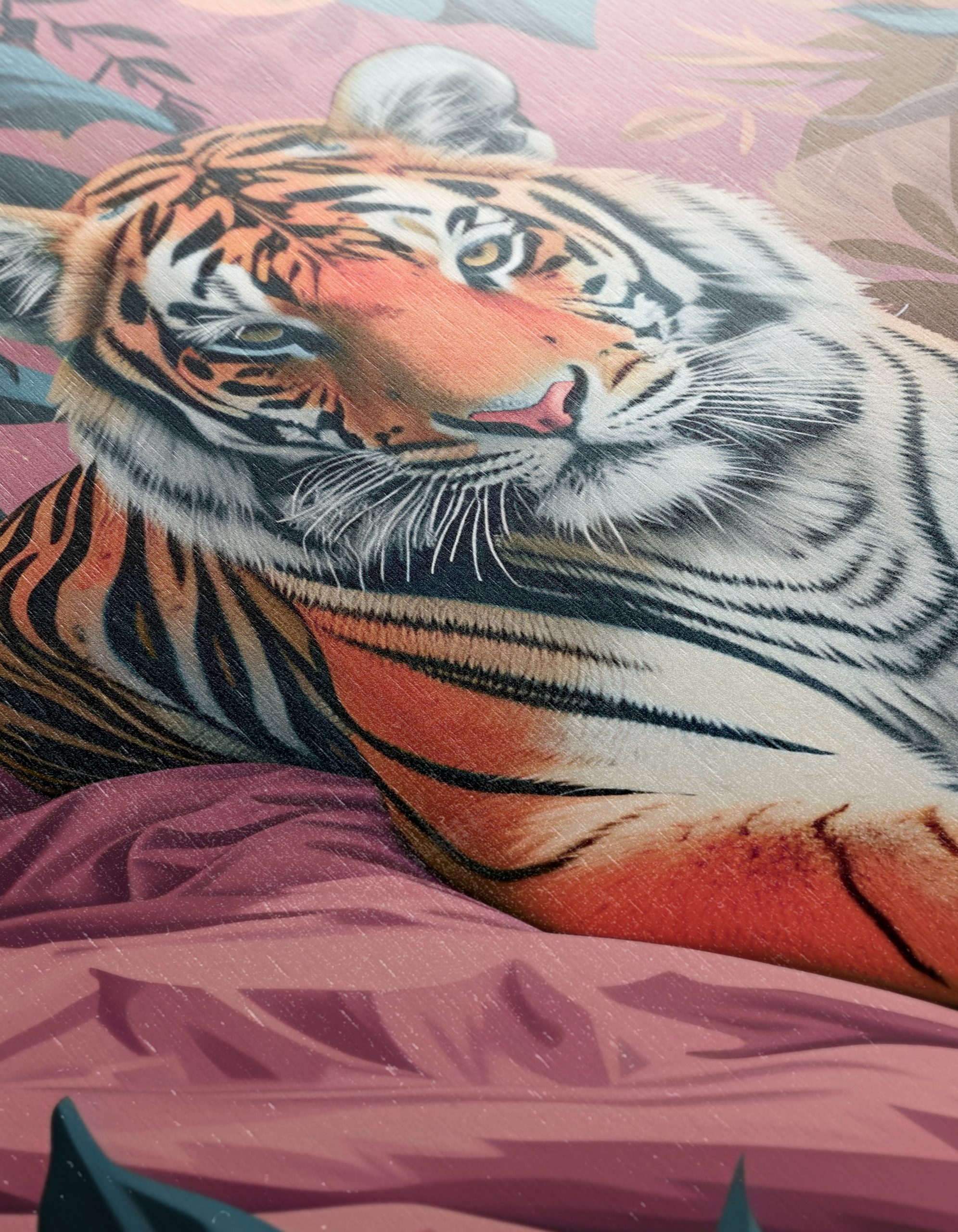 Stylized Tiger in Tropical Leaves - Image 12
