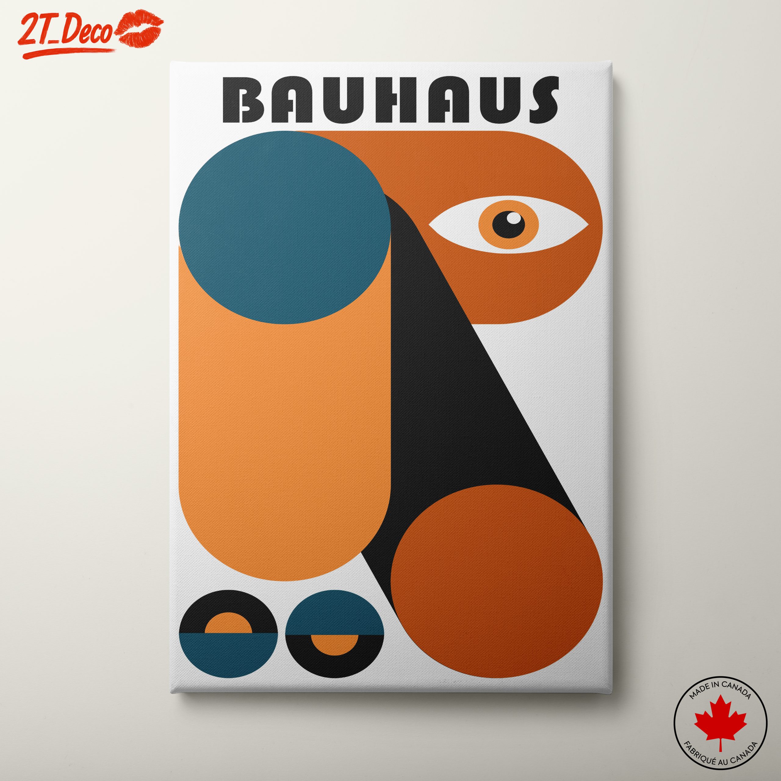 Bold Bauhaus Geometric Art Design