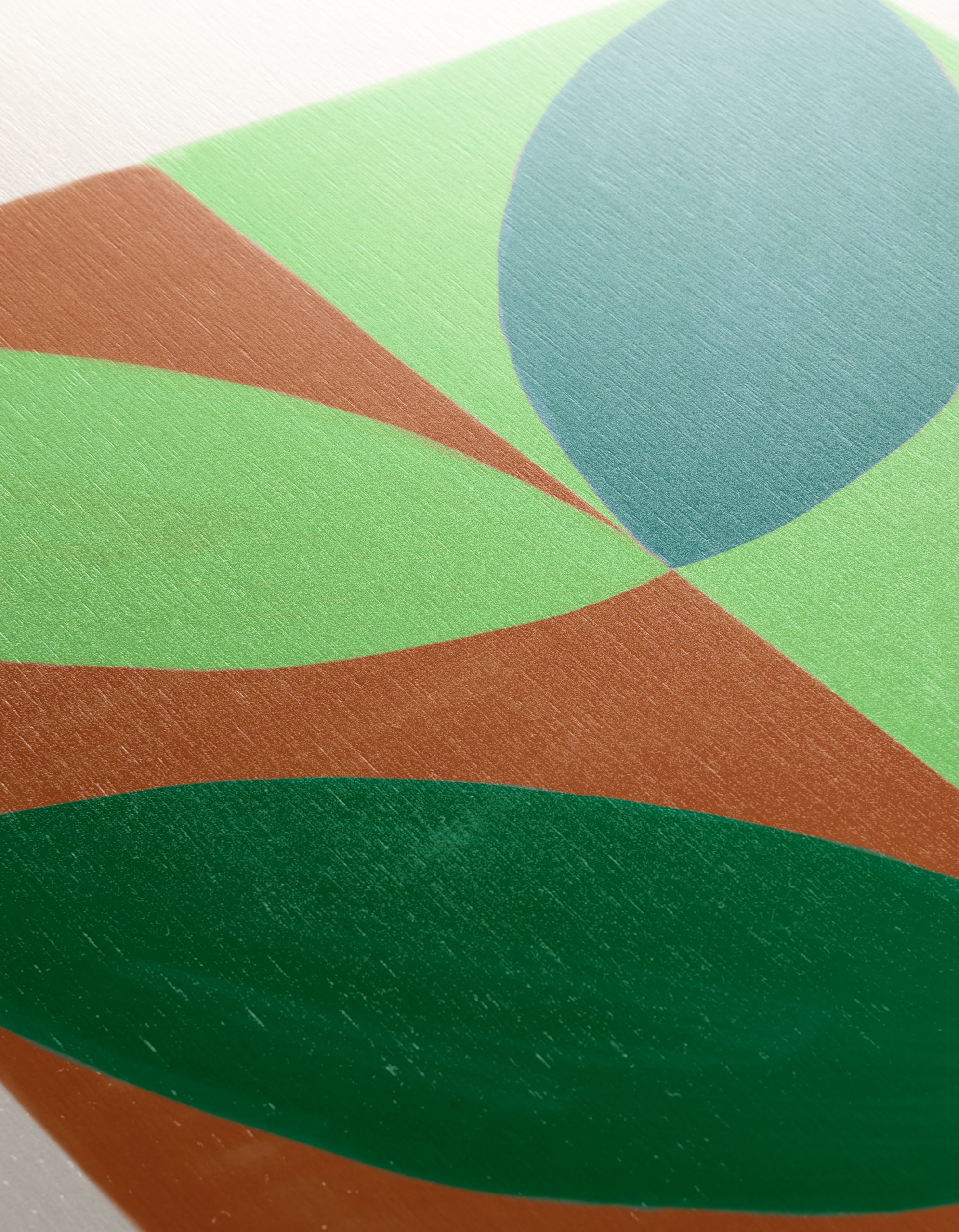Stylized Botanical Leaf Art Display - Image 12