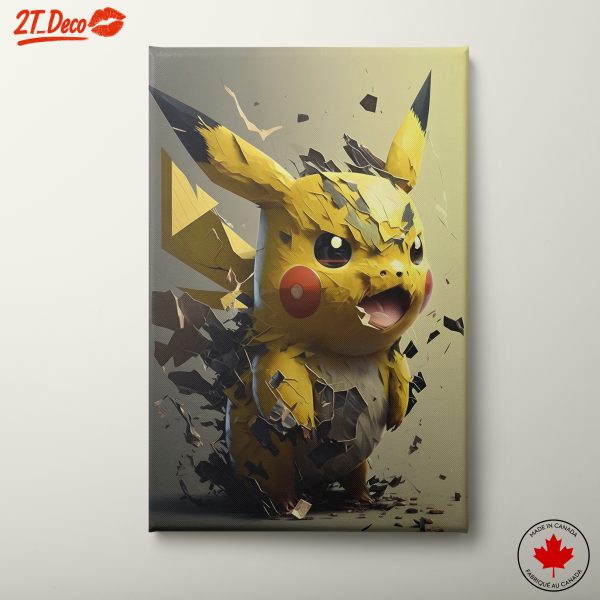 Dynamic Pikachu Character Art