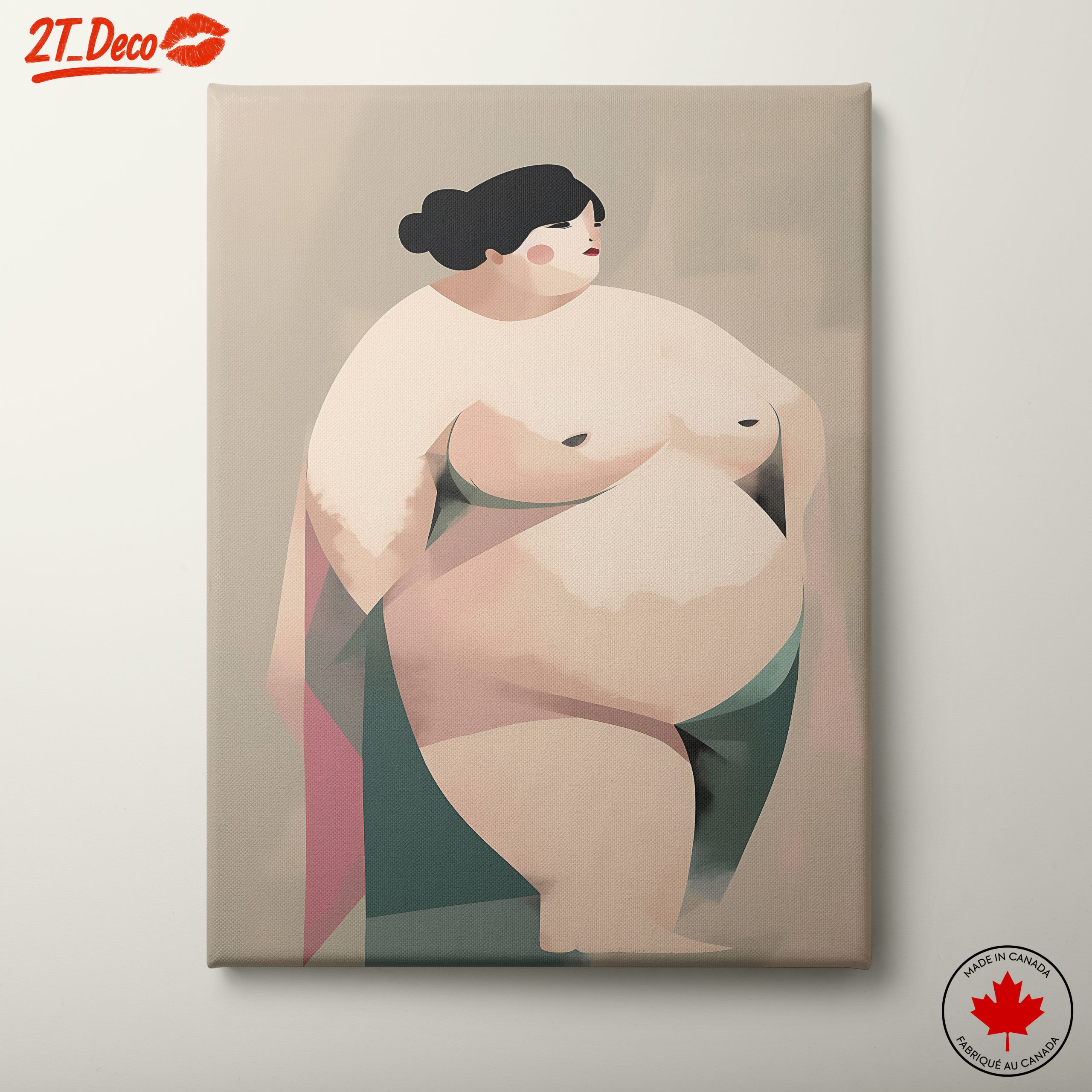 Stylized Contemporary Woman Portrait