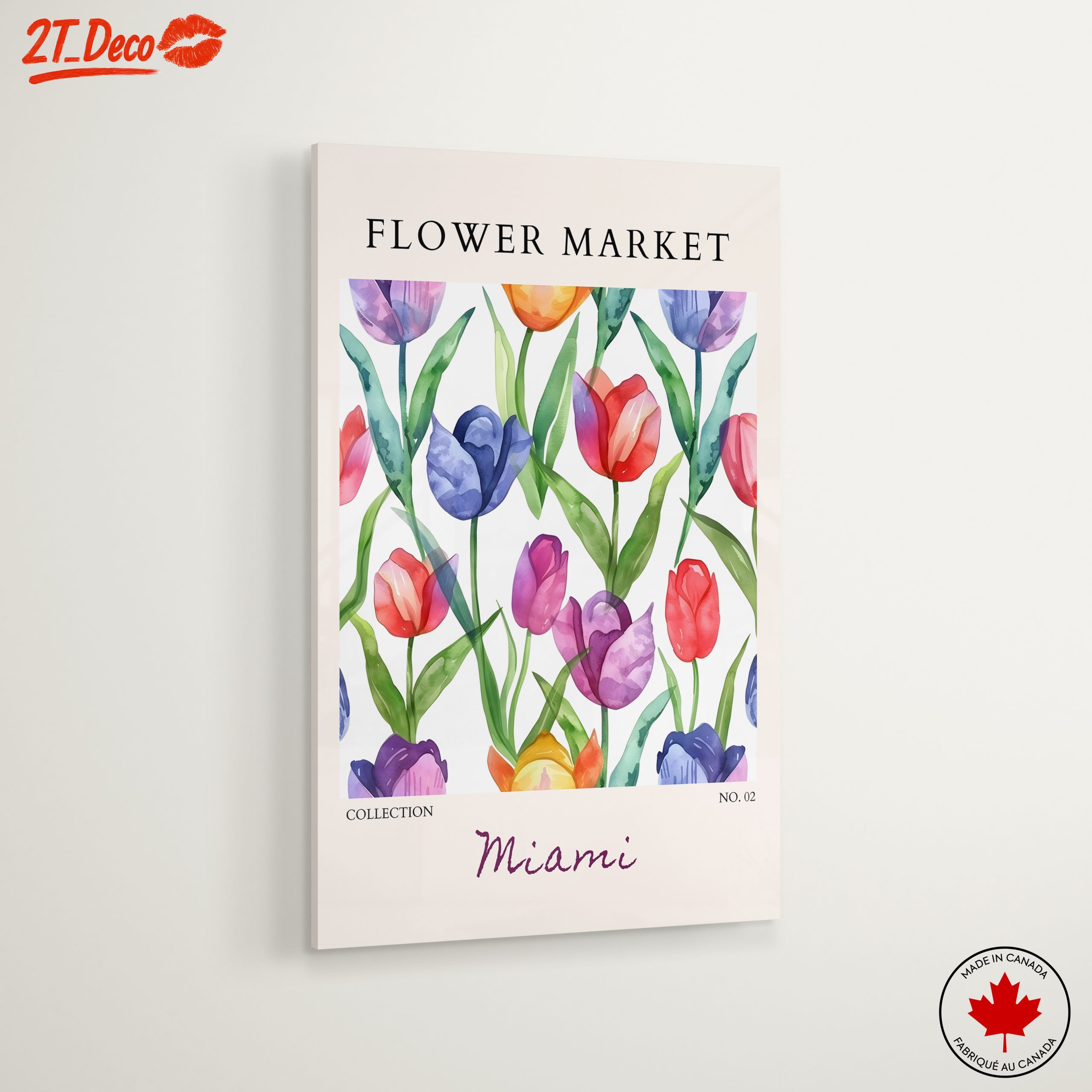 Vibrant Floral Market Art - Image 6