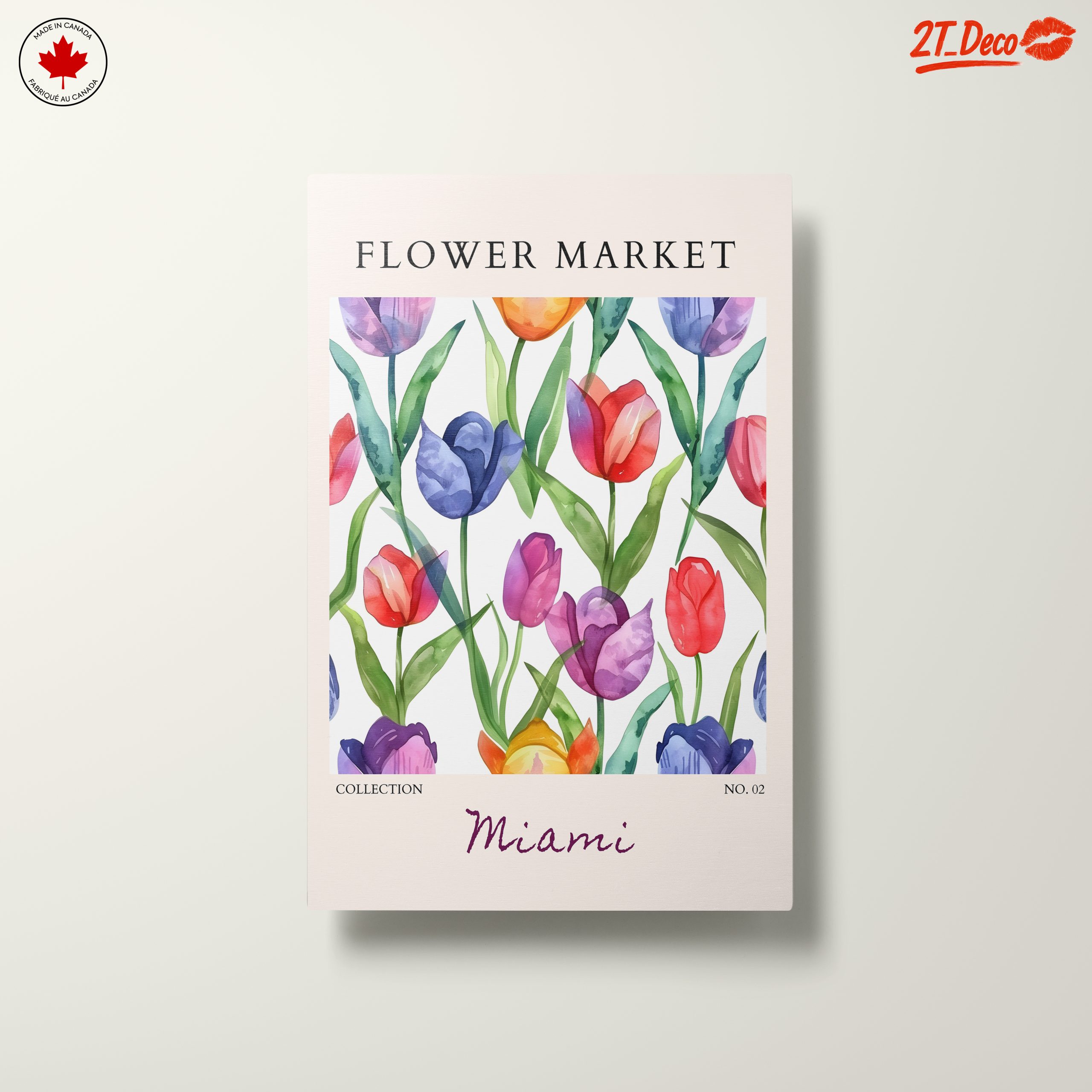Vibrant Floral Market Art - Image 10