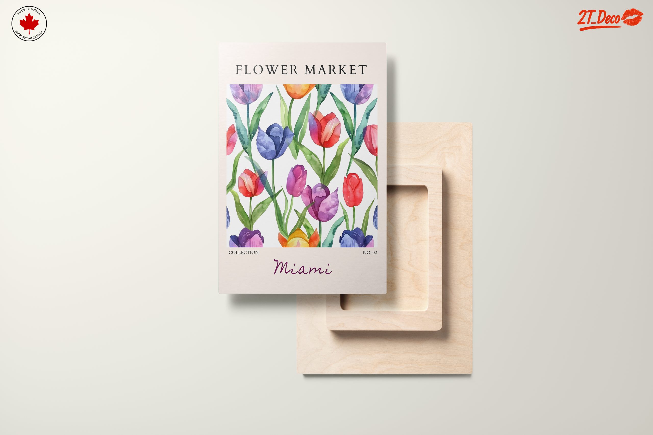 Vibrant Floral Market Art - Image 11
