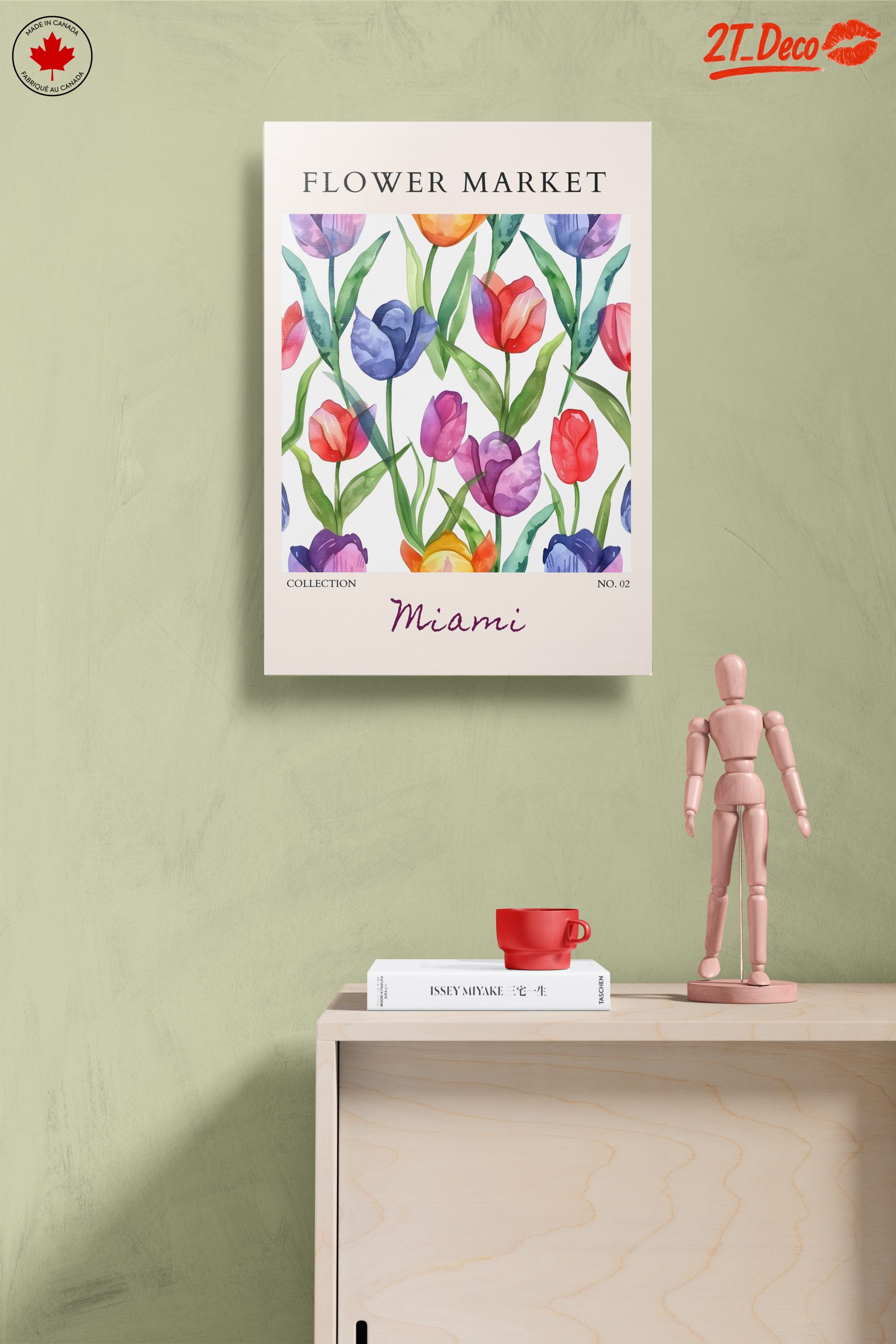 Vibrant Floral Market Art - Image 14