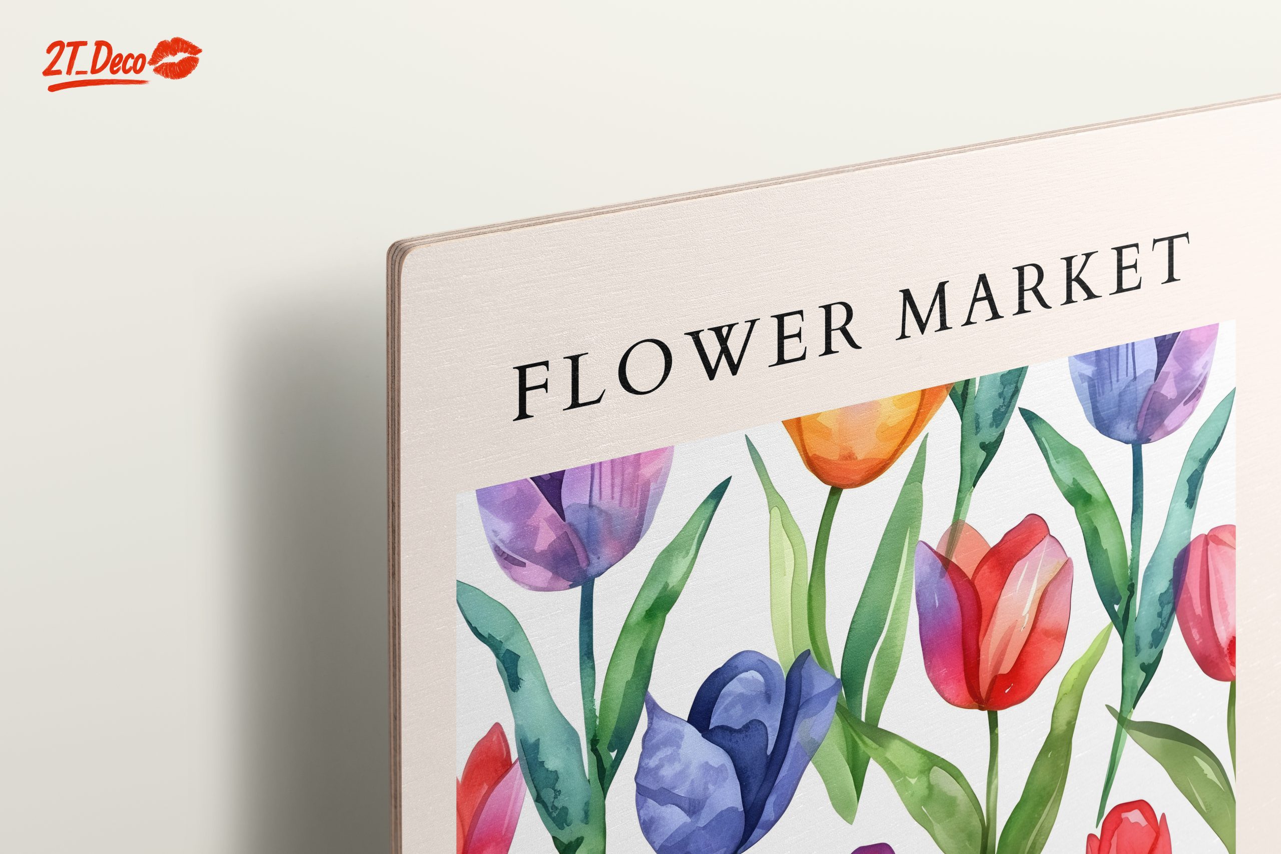 Vibrant Floral Market Art - Image 15