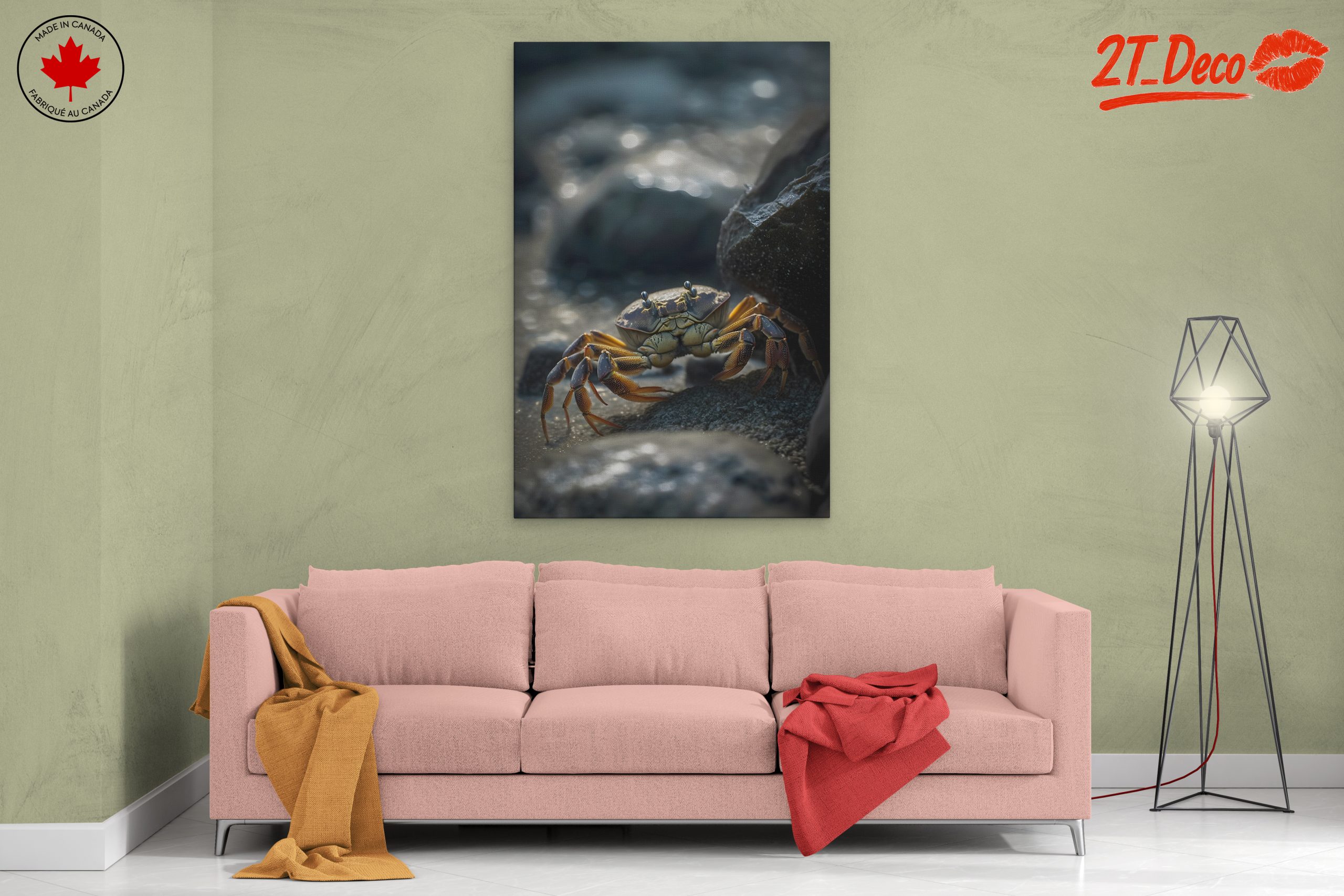 Detailed Anatomical Art of a Crab - Image 2